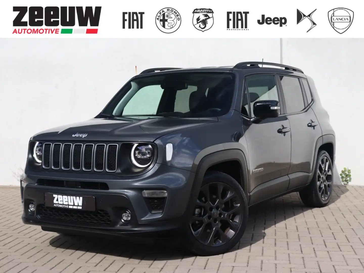 Jeep Renegade 1.5T e-Hybrid S | Leder | Navi | Carplay | LED | 1 Grijs - 1