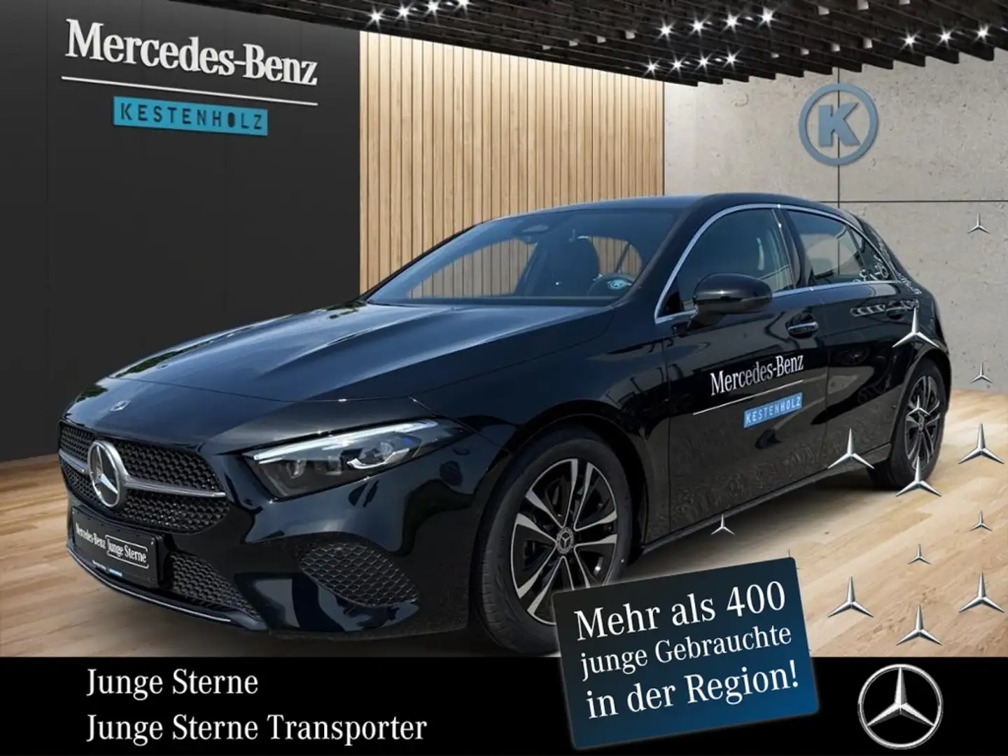 Mercedes-Benz A 180 Kompaktlimo *PROGRES*MBUX*MEMO*AHK*SHZ* Noir - 1