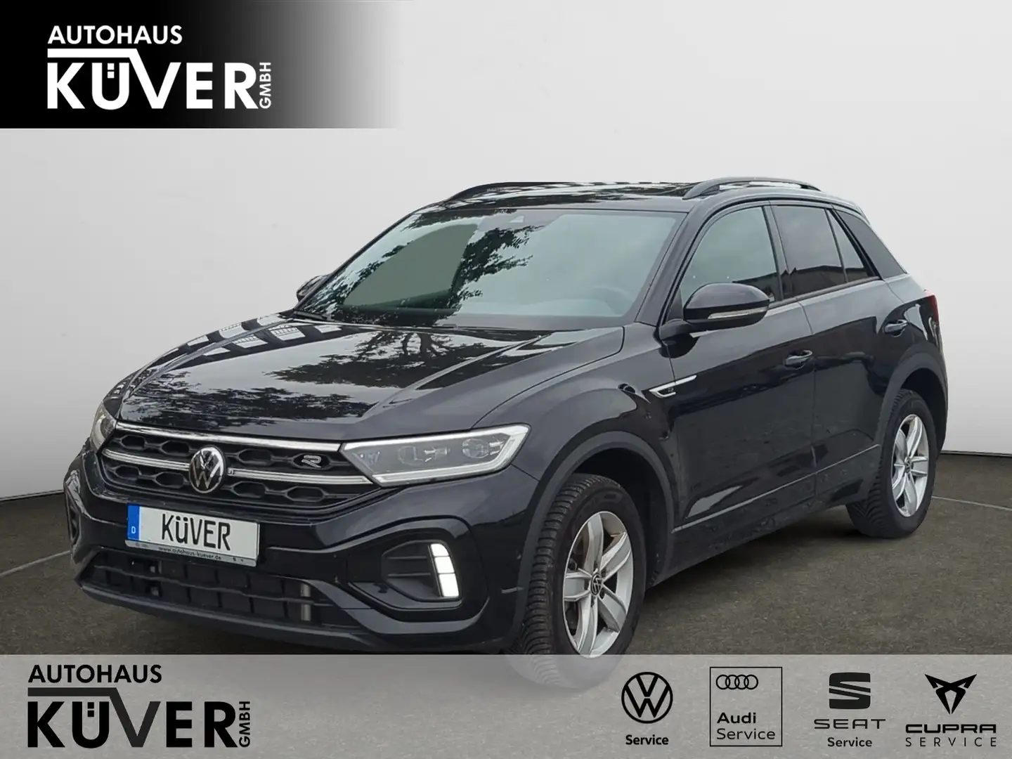 Volkswagen T-Roc R-Line 1,5 TSI DSG Navi+Pano+AHK+Matrix Schwarz - 1