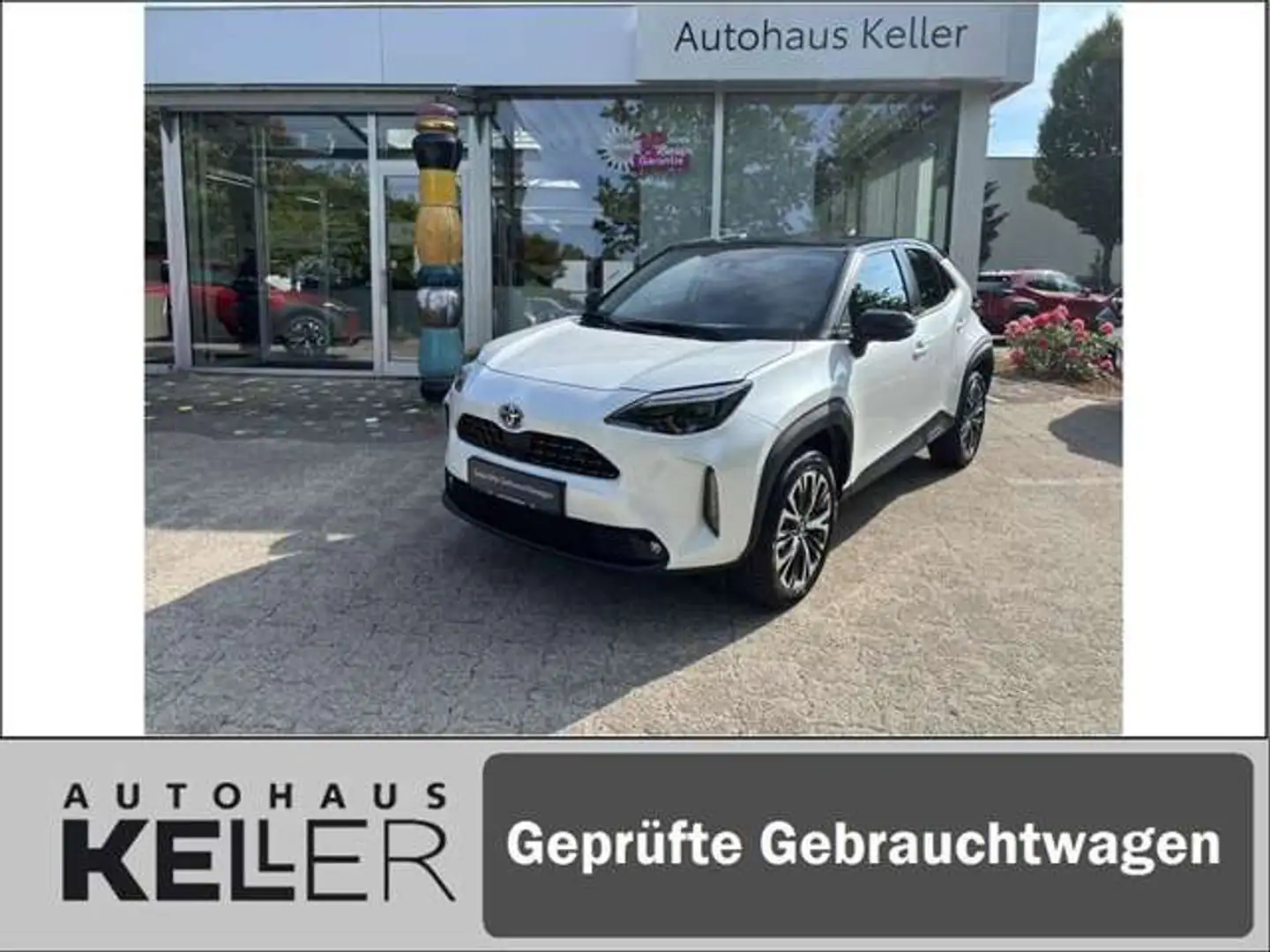 Toyota Yaris Cross Hybrid 1.5 VVT-i Elegant, AHK abnehmbar Weiß - 1