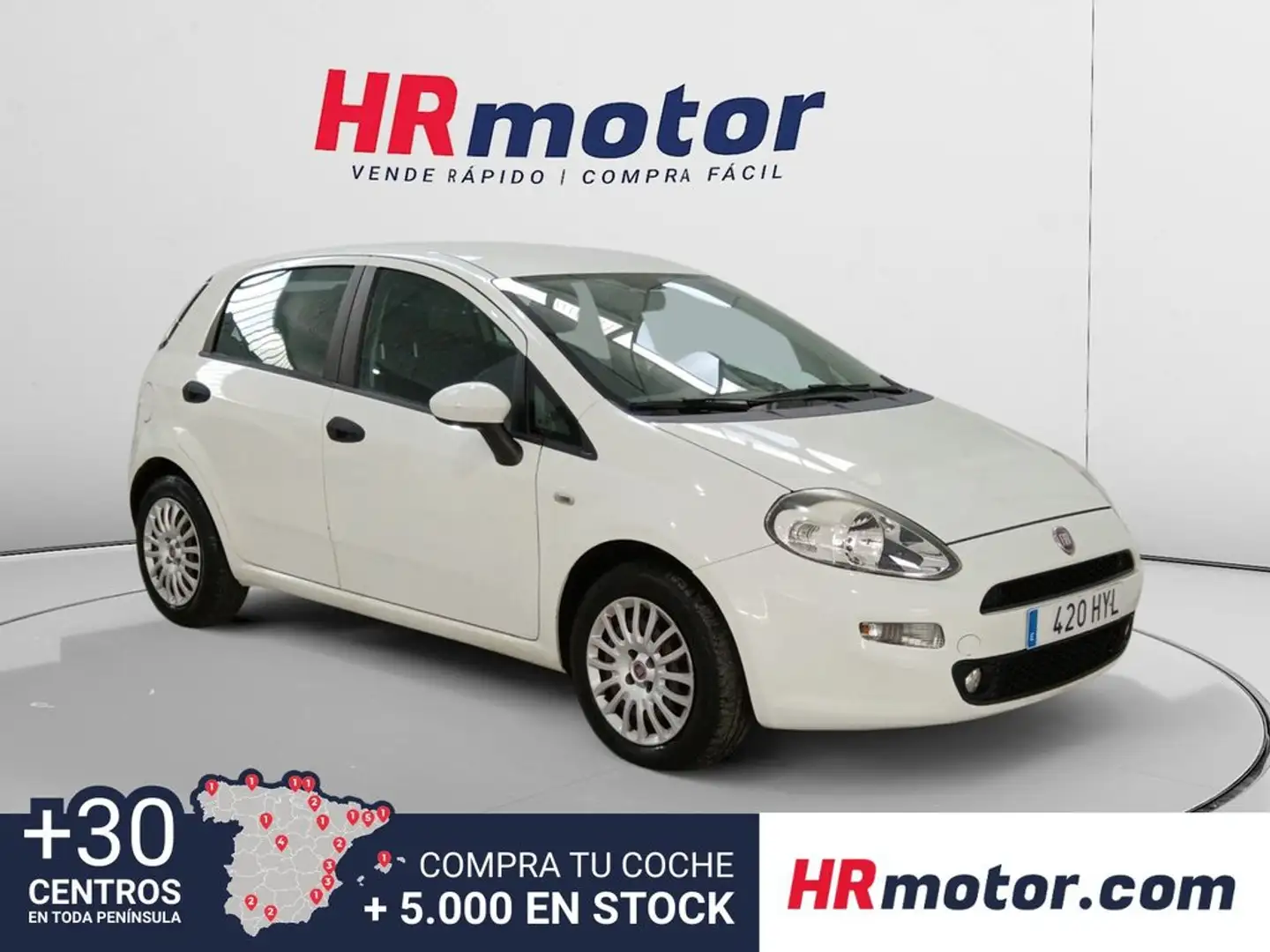 Fiat Punto Pop Blanc - 1