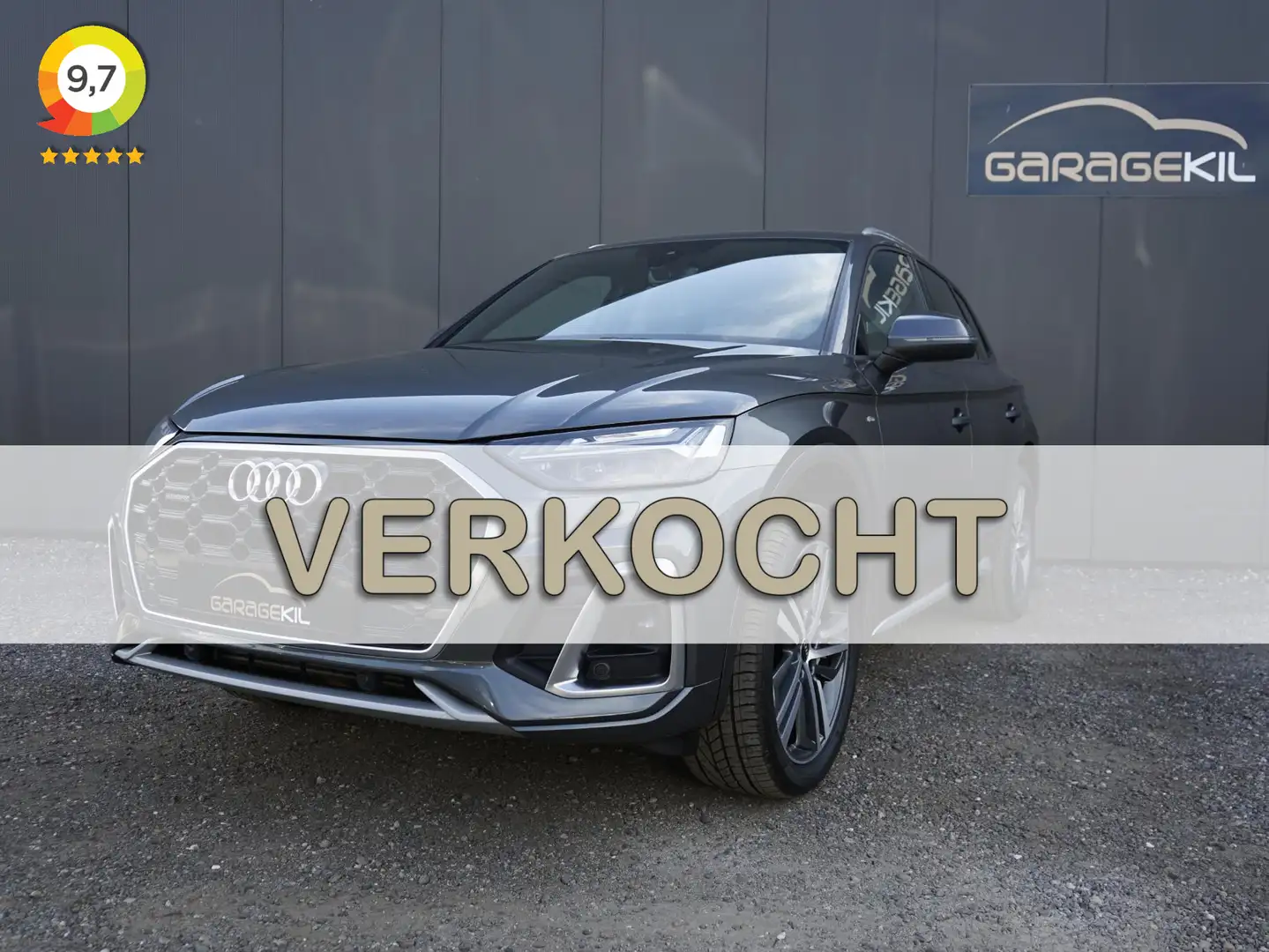 Audi Q5 50 TFSI e S edition 3x S-line / 1e Eig / Dealerond Grijs - 1