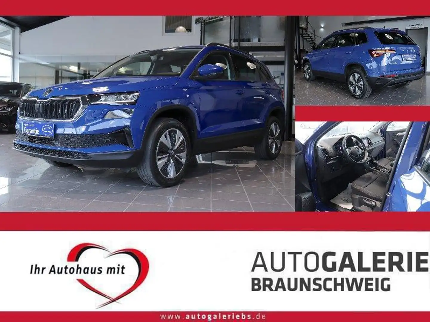 Skoda Karoq 2.0 TDI DSG Ambition VIRTUAL*ACC*STANDHZG* Bleu - 1