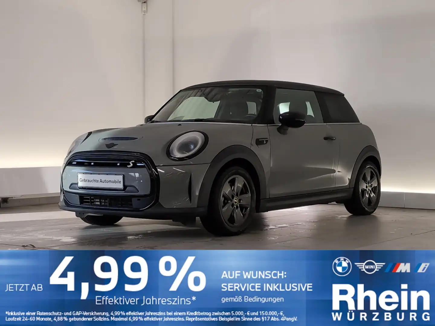 MINI Cooper SE 3-Türer Pano/DAB/HiFi Pano/DAB/HiFi Grau - 1