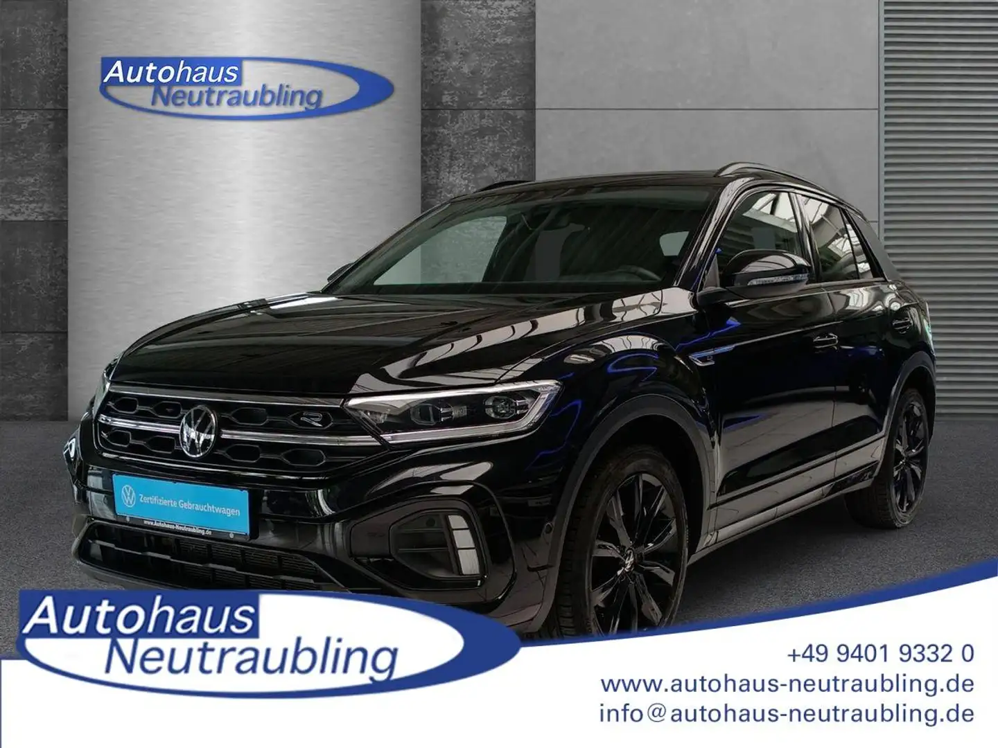 Volkswagen T-Roc 1.5 TSI "R-LINE" 150 PS DSG+NAVI+REARVIEW+SHZ+ Schwarz - 1