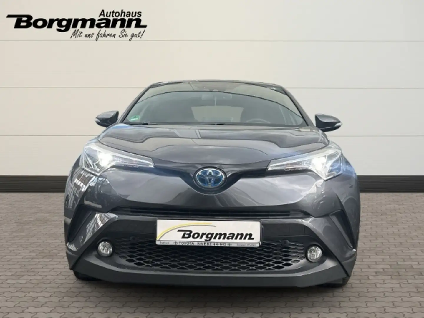 Toyota C-HR Hybrid Club 1.8 EU6d-T Navi Bremsassistent Einpa Grigio - 2