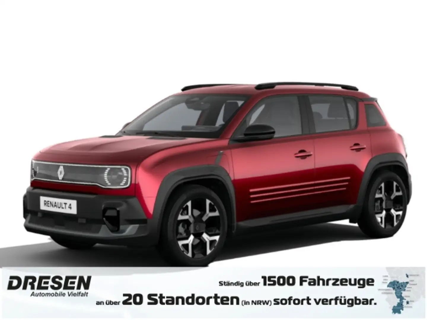 Renault R 4 E-Tech Techno 150 Navi*LED*Kamera*Keyless*Klimaaut Rot - 1