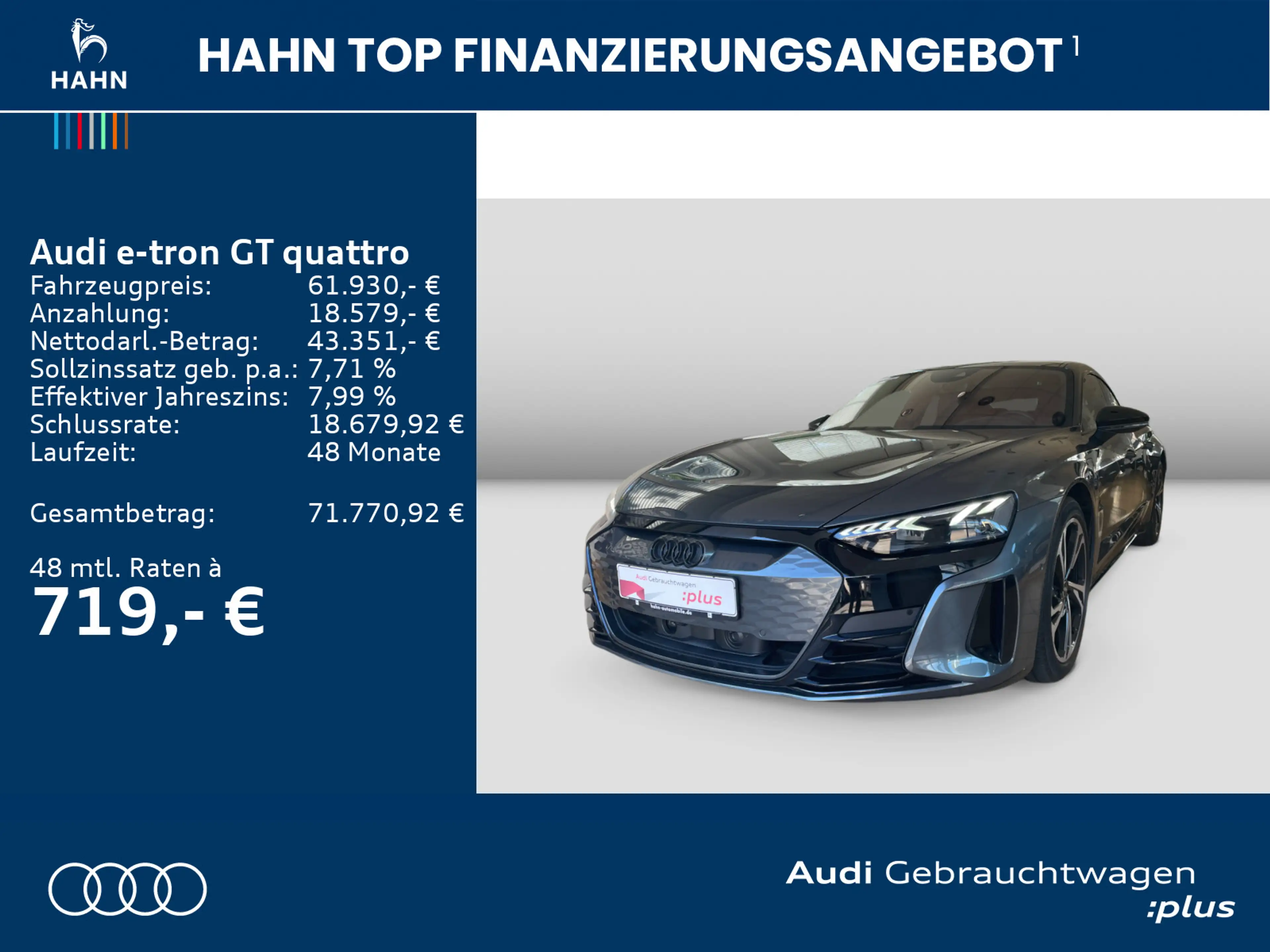 Audi e-tron GT e-tron GT RS quattro Matrix HUD 360° Privacy Mem — photo 2