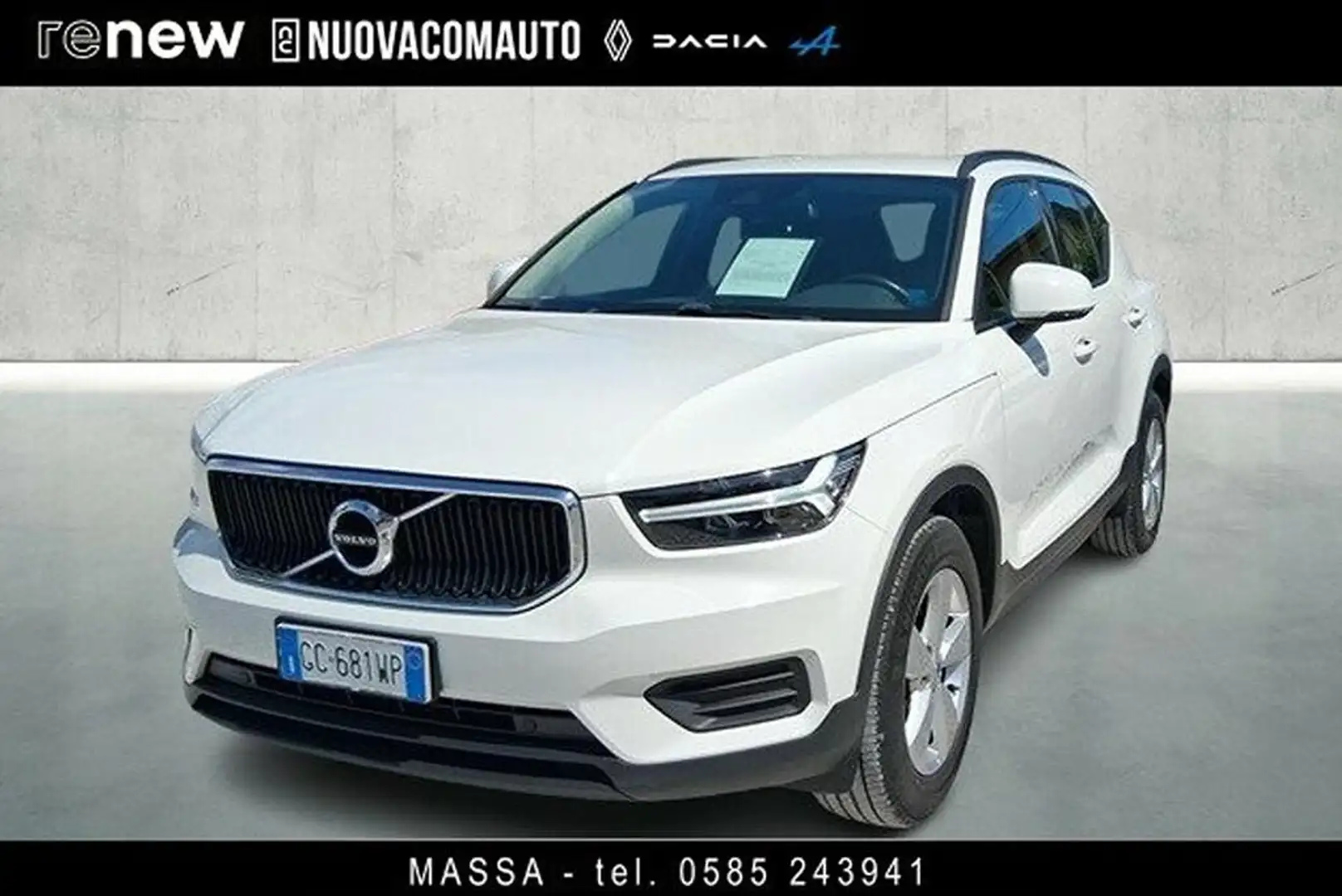 Volvo XC40 1.5 T3 Momentum Core 163cv my21 Bianco - 1