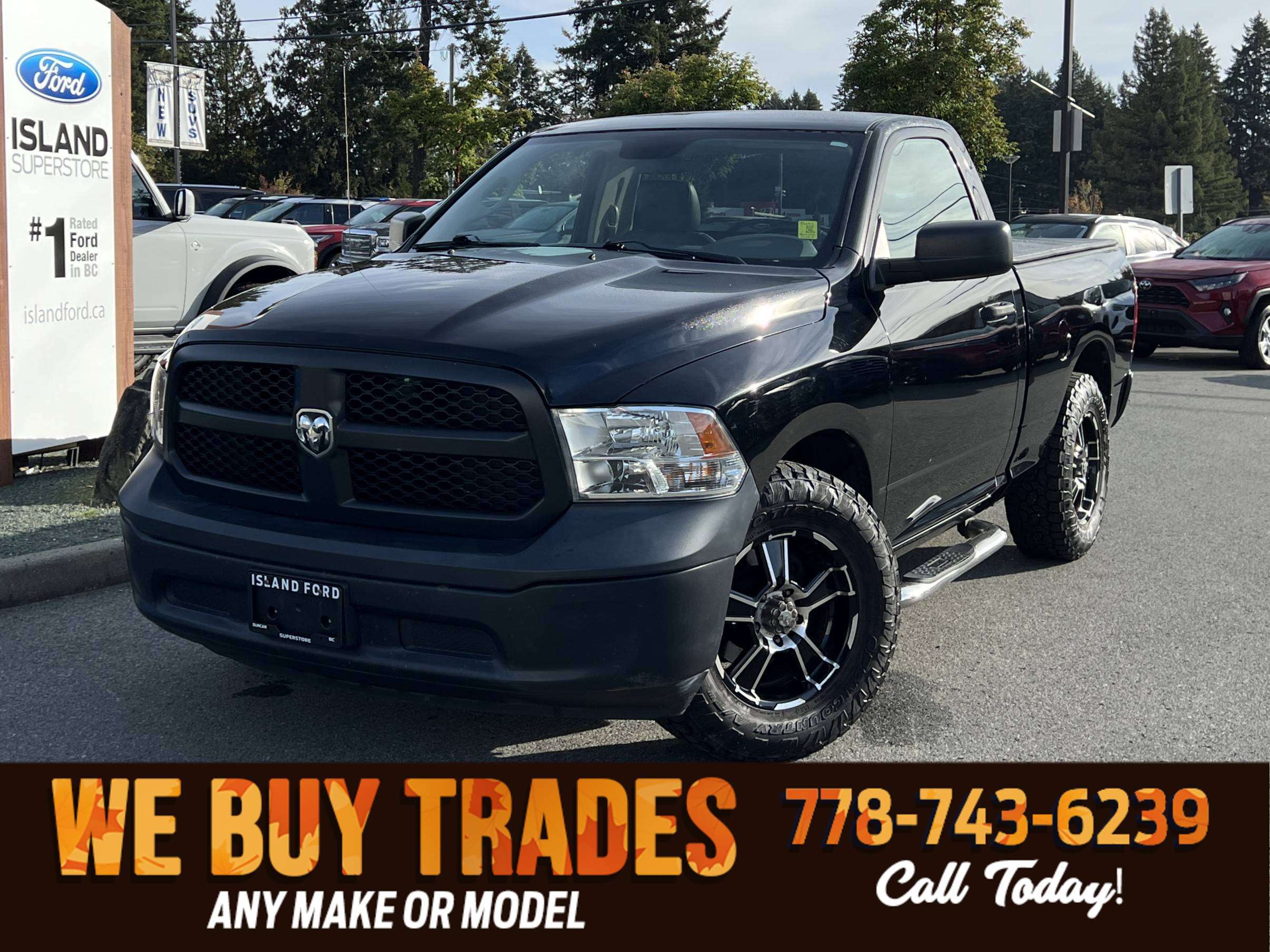 Black 2014 RAM 1500 Pickup Truck  Automatic