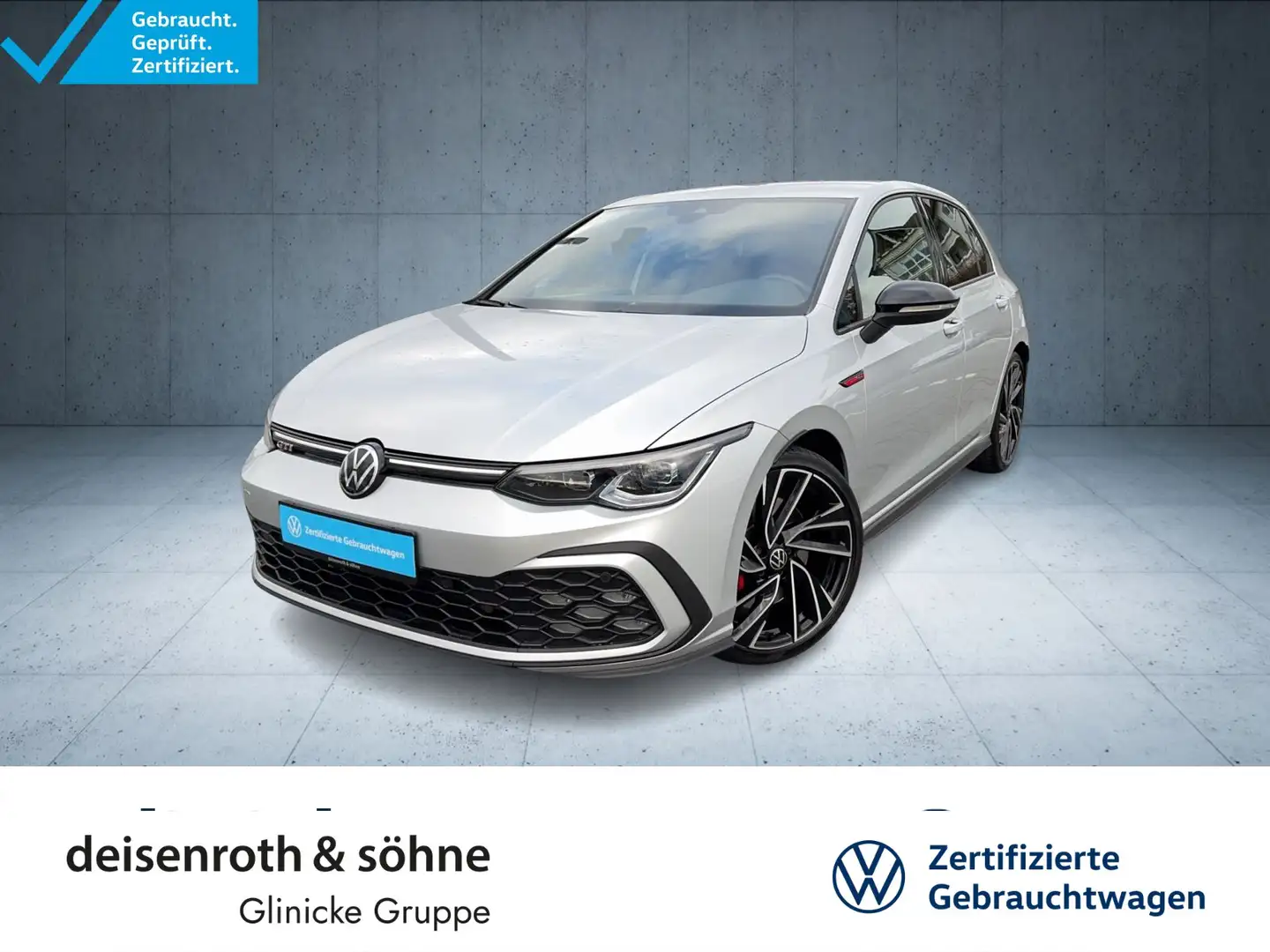 Volkswagen Golf GTI DSG Black/Nav/Kam/19"/Business/ACC/SHZ Silber - 1