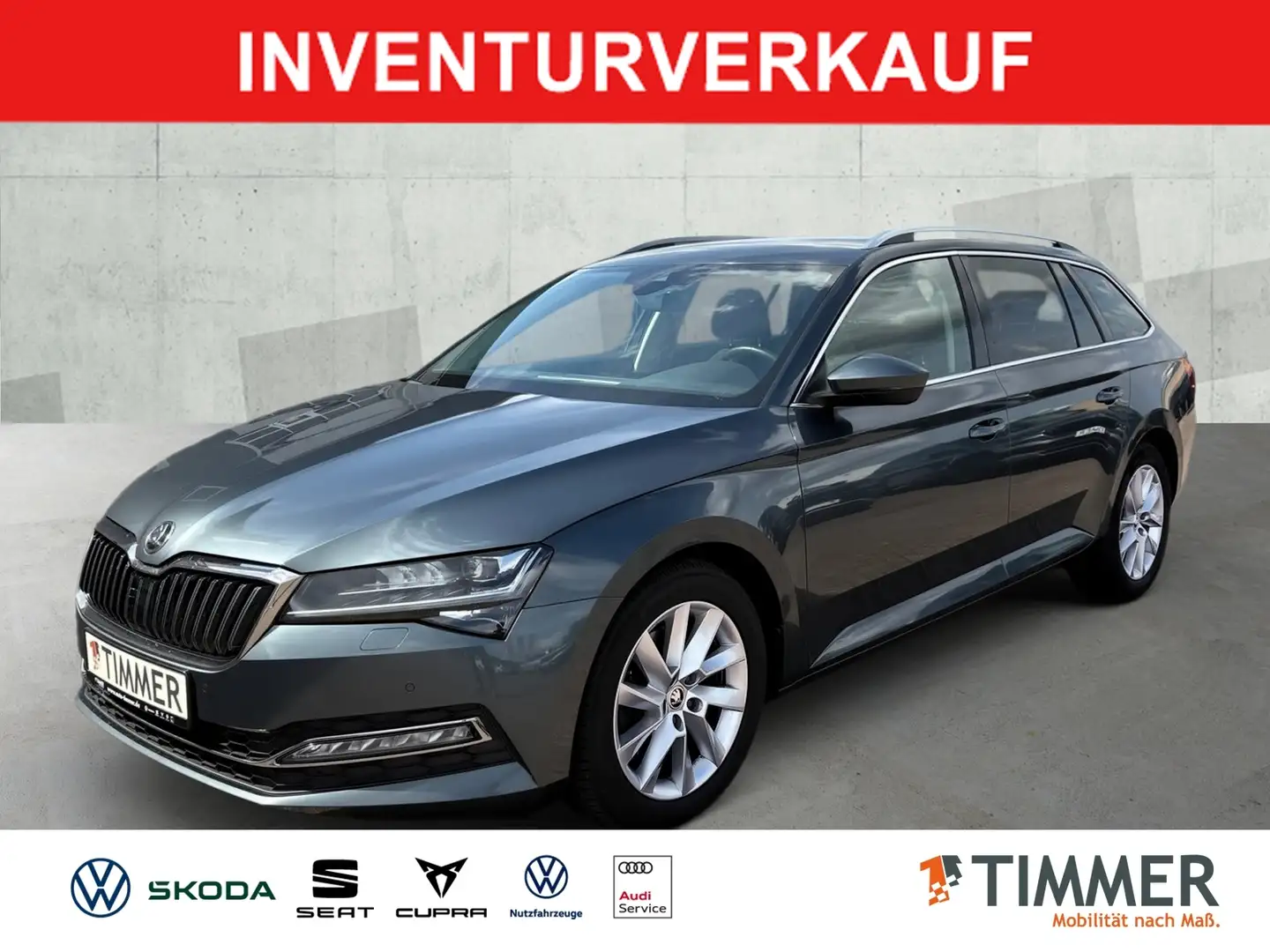 Skoda Superb Combi 2.0 TDI DSG STYLE *MATRIX *ACC *VIRTUAL *RK Grigio - 1