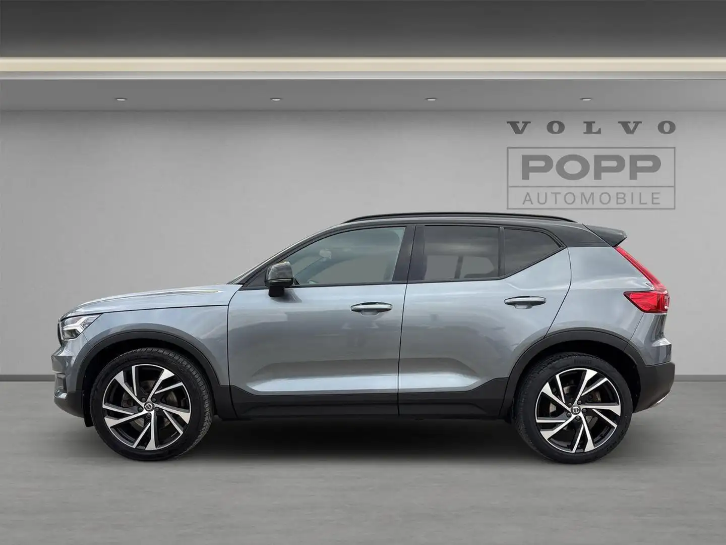 Volvo XC40 D4 AWD R Design AHK DAB H&K LED NAV STDHZ Gris - 2
