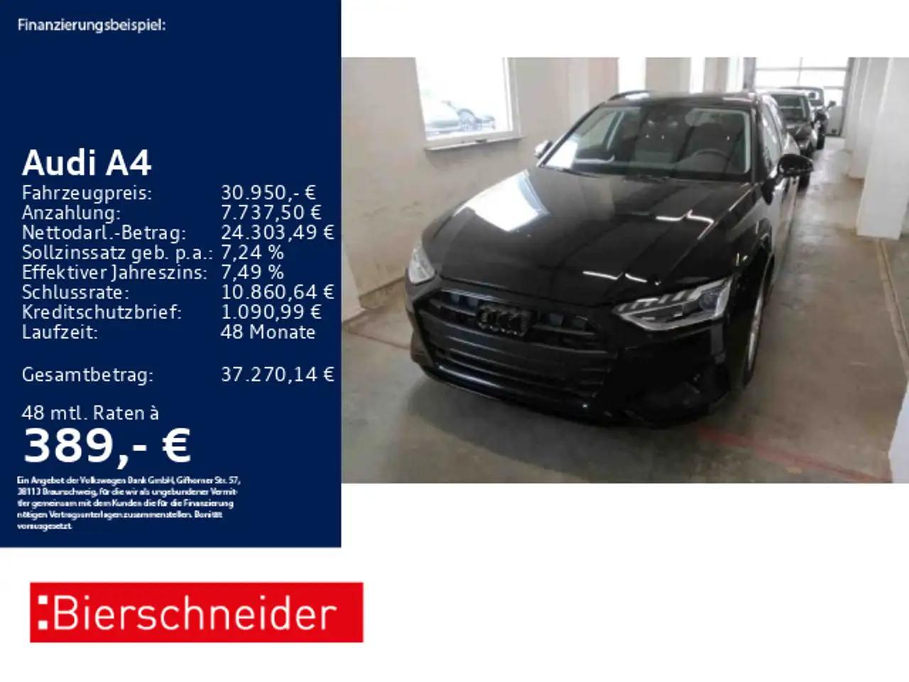 Audi A4 Av 40 TDI advanced AHK PANO NAVI SHZ