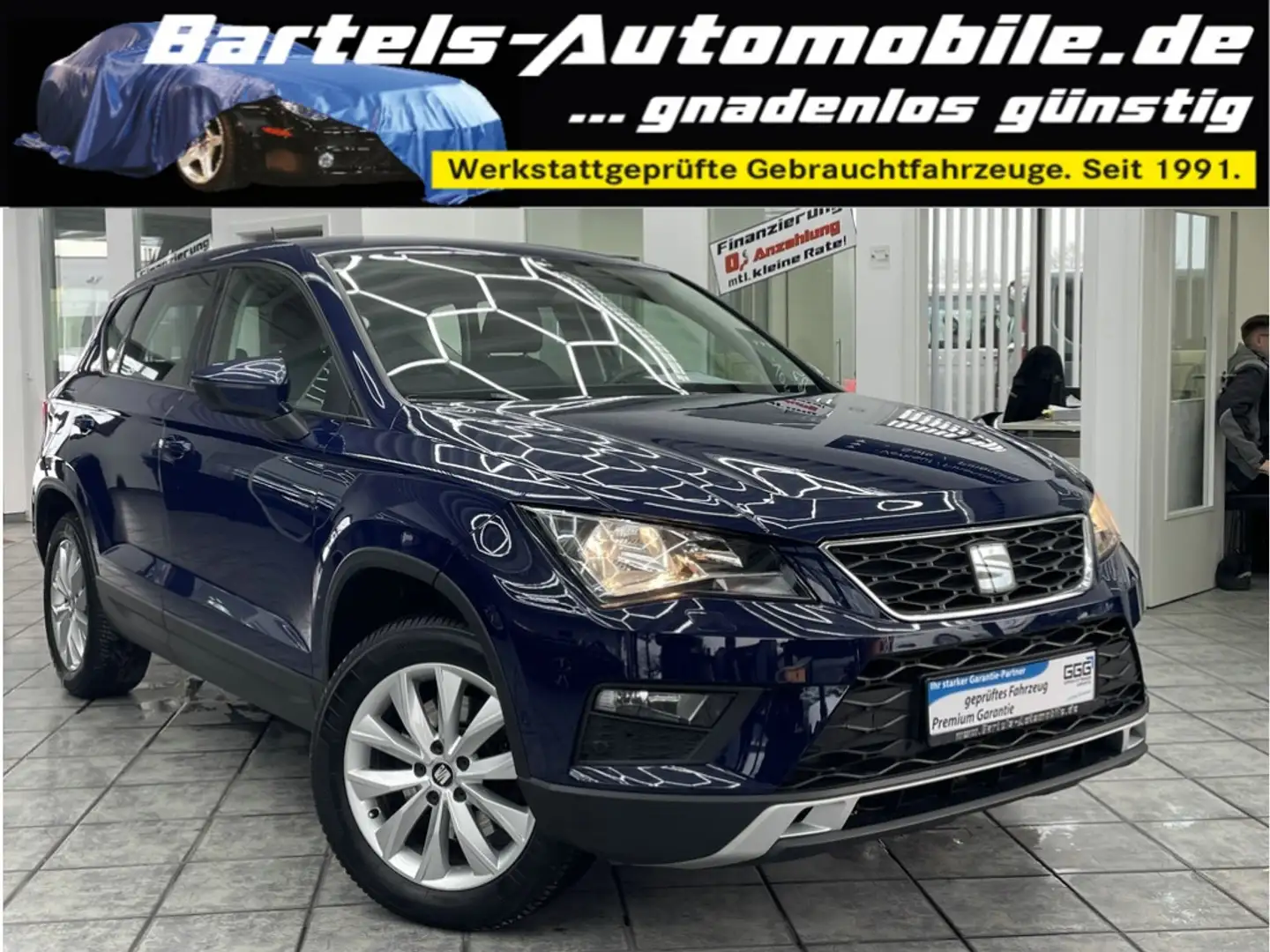 SEAT Ateca 2.0 TDI 4Drive Style, 2.Hand, Kamera, Navi Bleu - 1