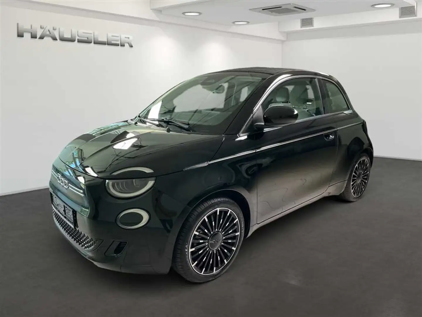 Fiat 500e Cabrio "la Prima" PDC Rückfahrkamera Navi LED Noir - 1