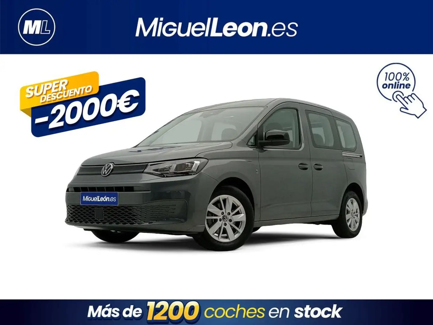 Volkswagen Caddy Origin 2.0 TDI 90kW (122CV) DSG Gris - 1