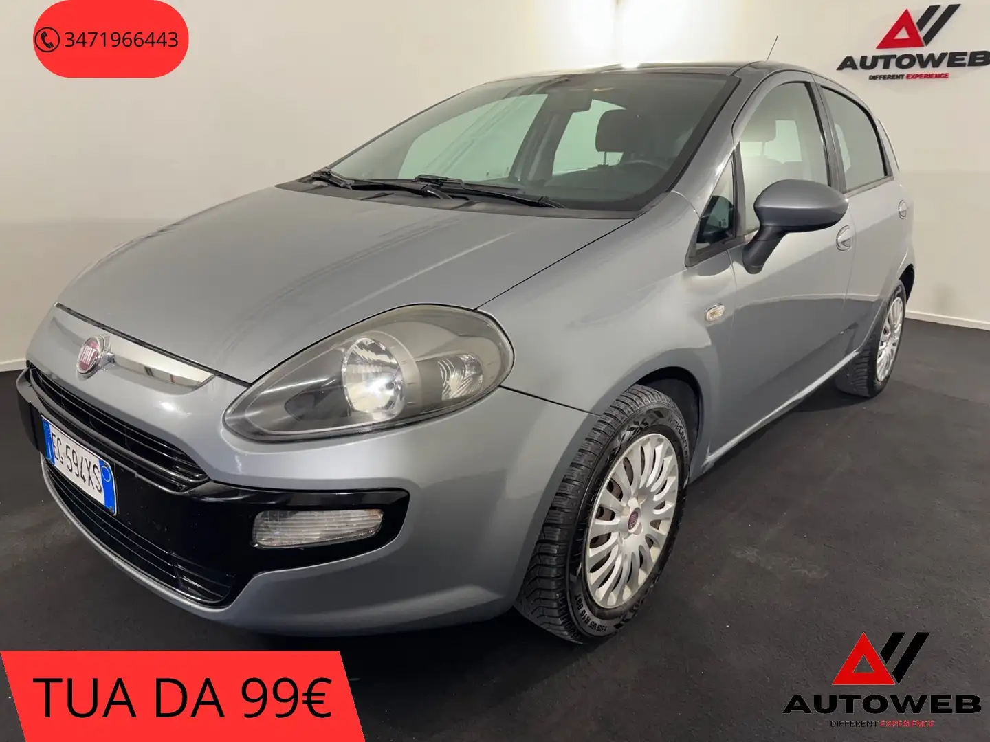 Fiat Punto Evo Punto Evo 1.4 5 porte S&S Dynamic Grigio - 1