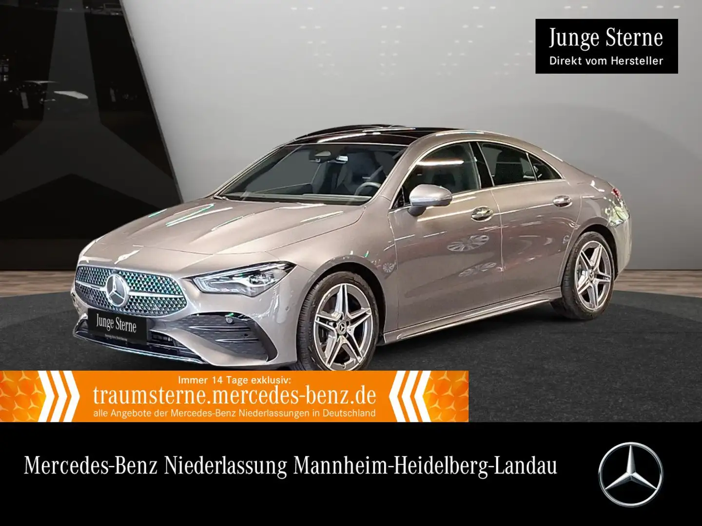 Mercedes-Benz CLA 200 AMG+PANO+AHK+LED+KAMERA+TOTW+KEYLESS+7G Gris - 1