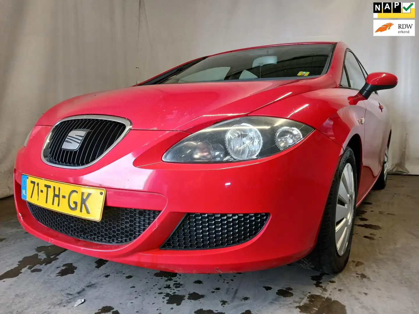 SEAT Leon 1.9 TDI Reference Schadeauto!! Rouge - 1