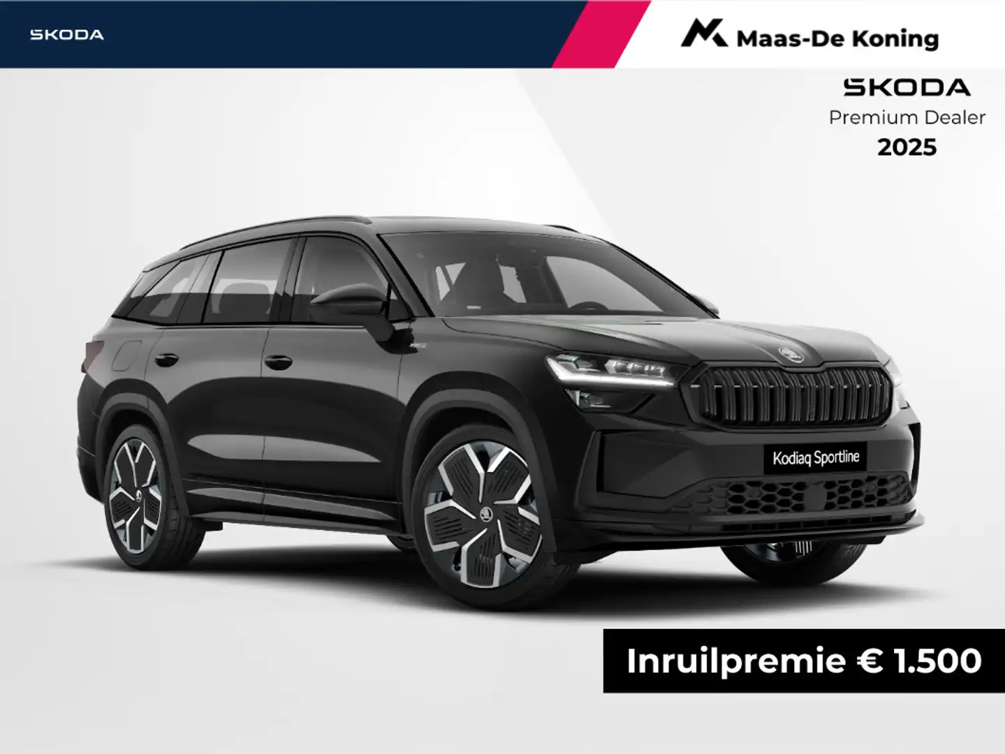 Skoda Kodiaq Sportline Business 1.5 TSI PHEV 150 kW / 204 PK SU Negro - 1