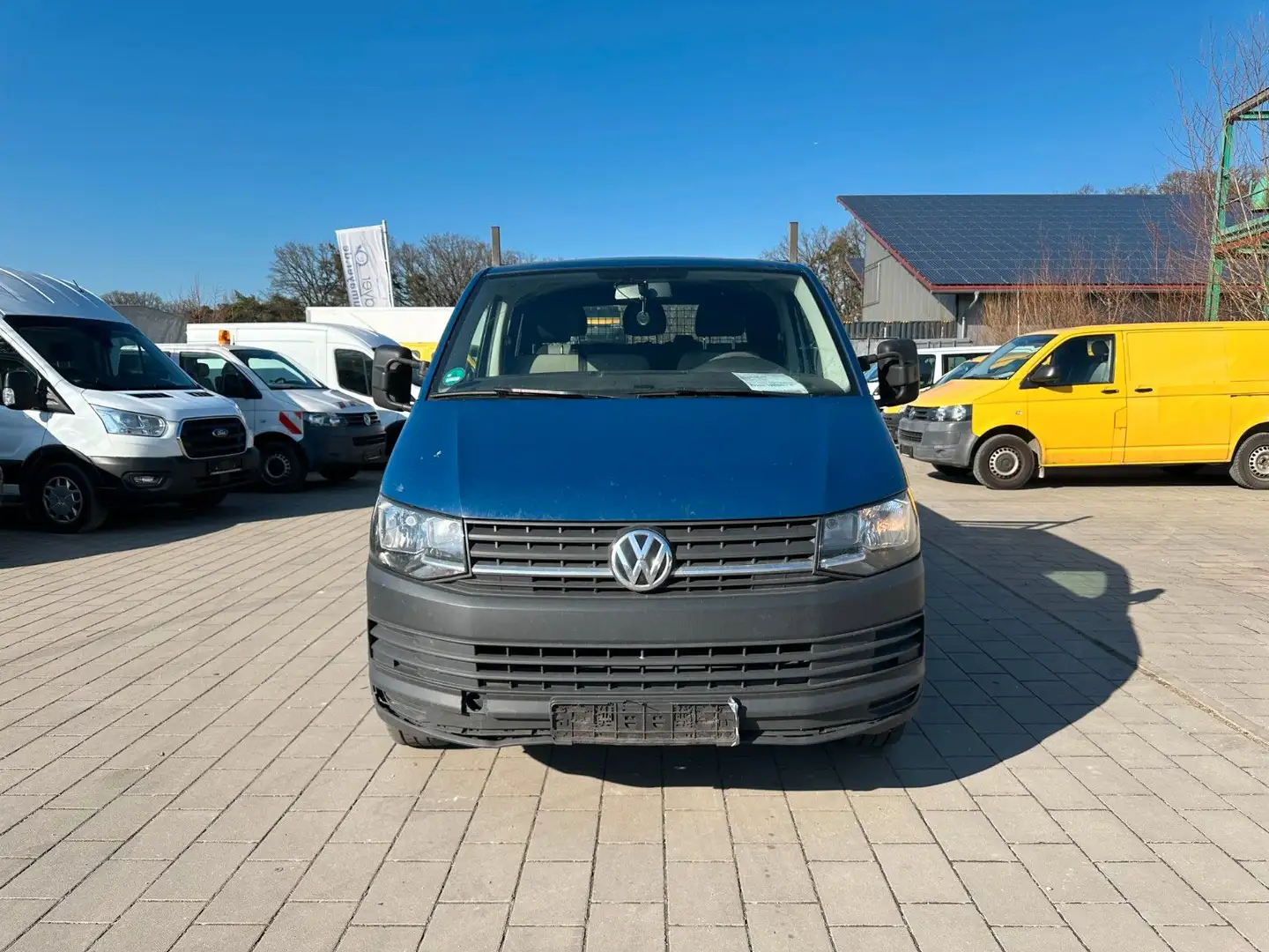Volkswagen T6 Transporter T6 Doppelkabine Pritsche Doka/ Klima/ AHK Blau - 2