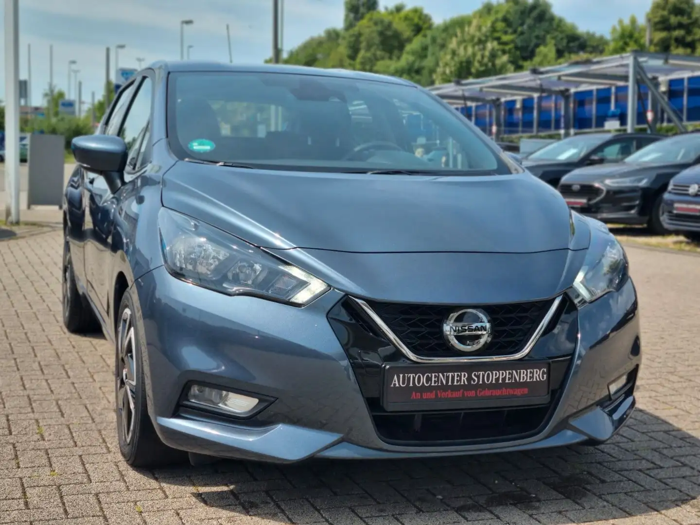 Nissan Micra N-Way Automatik/Navi/PDC/Garantie/1.Hand Grijs - 1