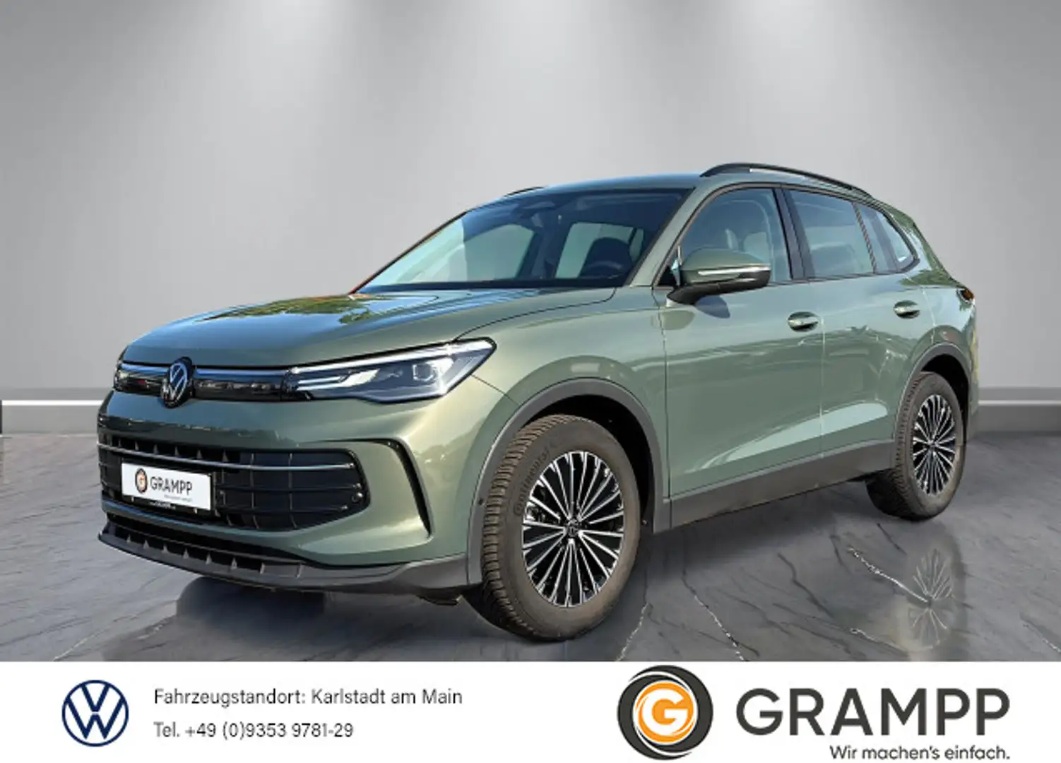 Volkswagen Tiguan Life 1.5eTSI DSG +AHK+KAMERA+LED+ASSISTS+ Grün - 1