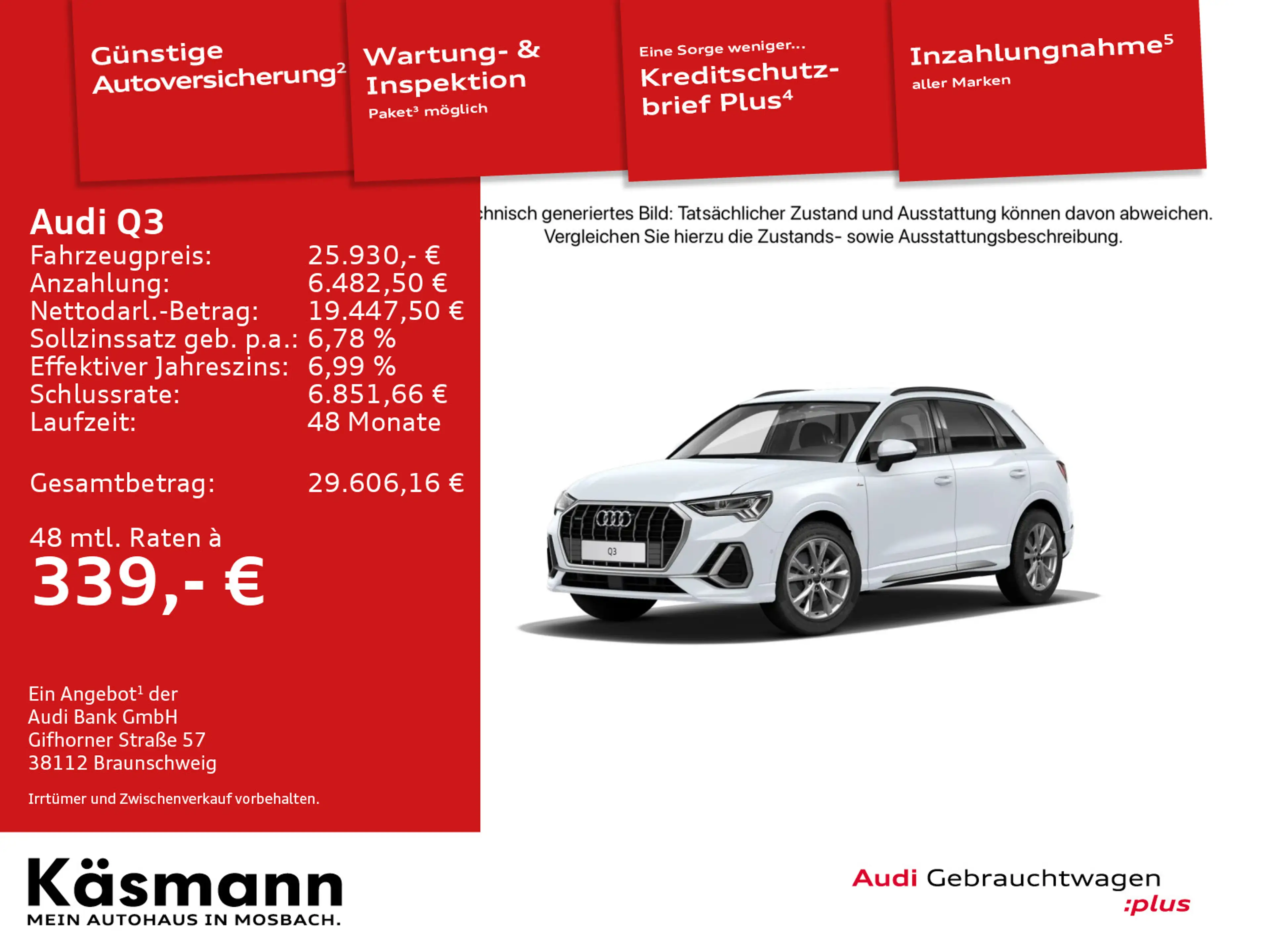 Audi Q3 S line 35TDI quattro LED AHK 360° ACC SHZ — photo 2