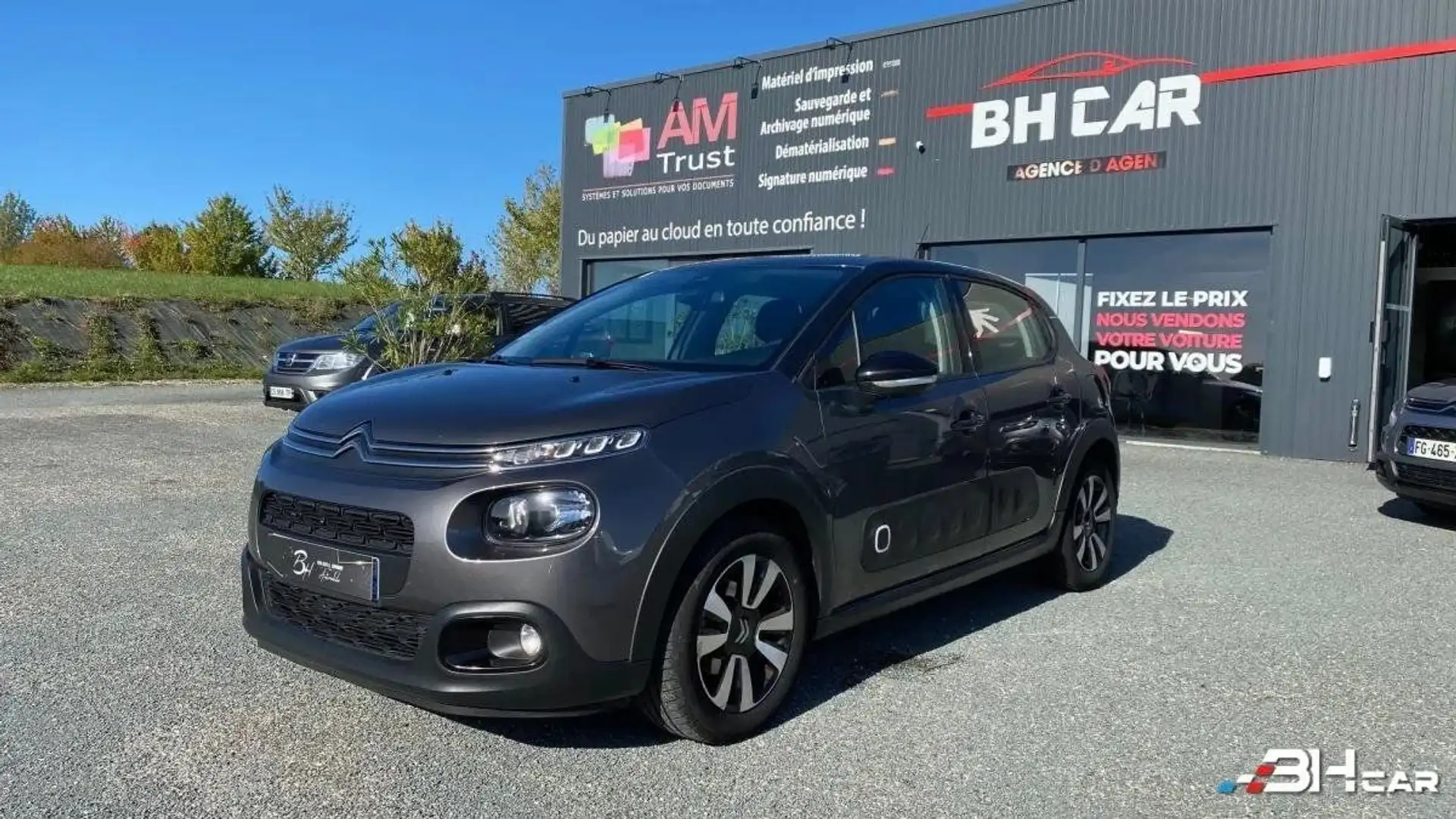 Citroen C3 GENERATION-III 1.2 ESS 80 SHINE START-STOP Gris - 1