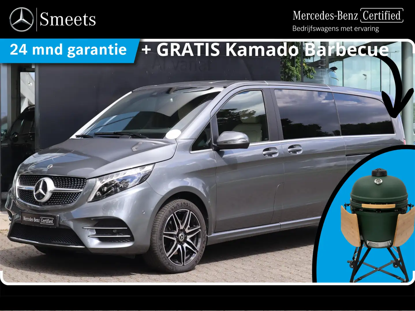 Mercedes-Benz V 250 250d 4-MATIC XL DC AVANT. AMG Grijs - 1