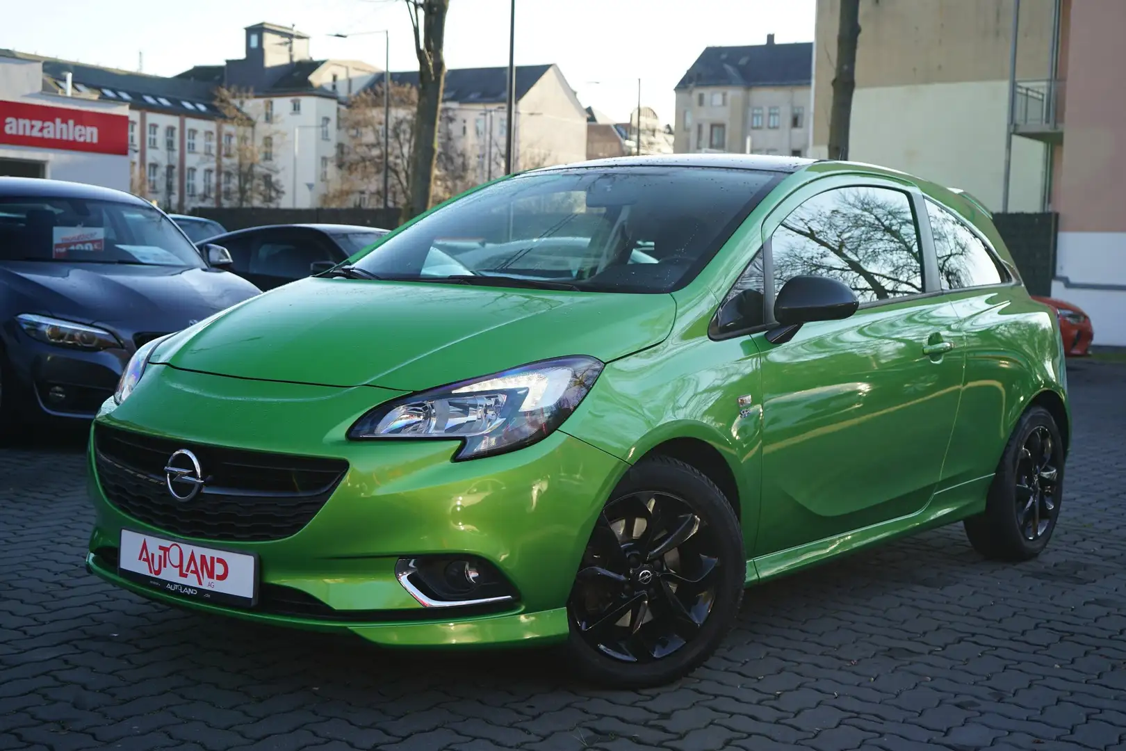 Opel Corsa 1.0 Turbo OPC-Line Lenkradheizung Tempomat Grün - 2