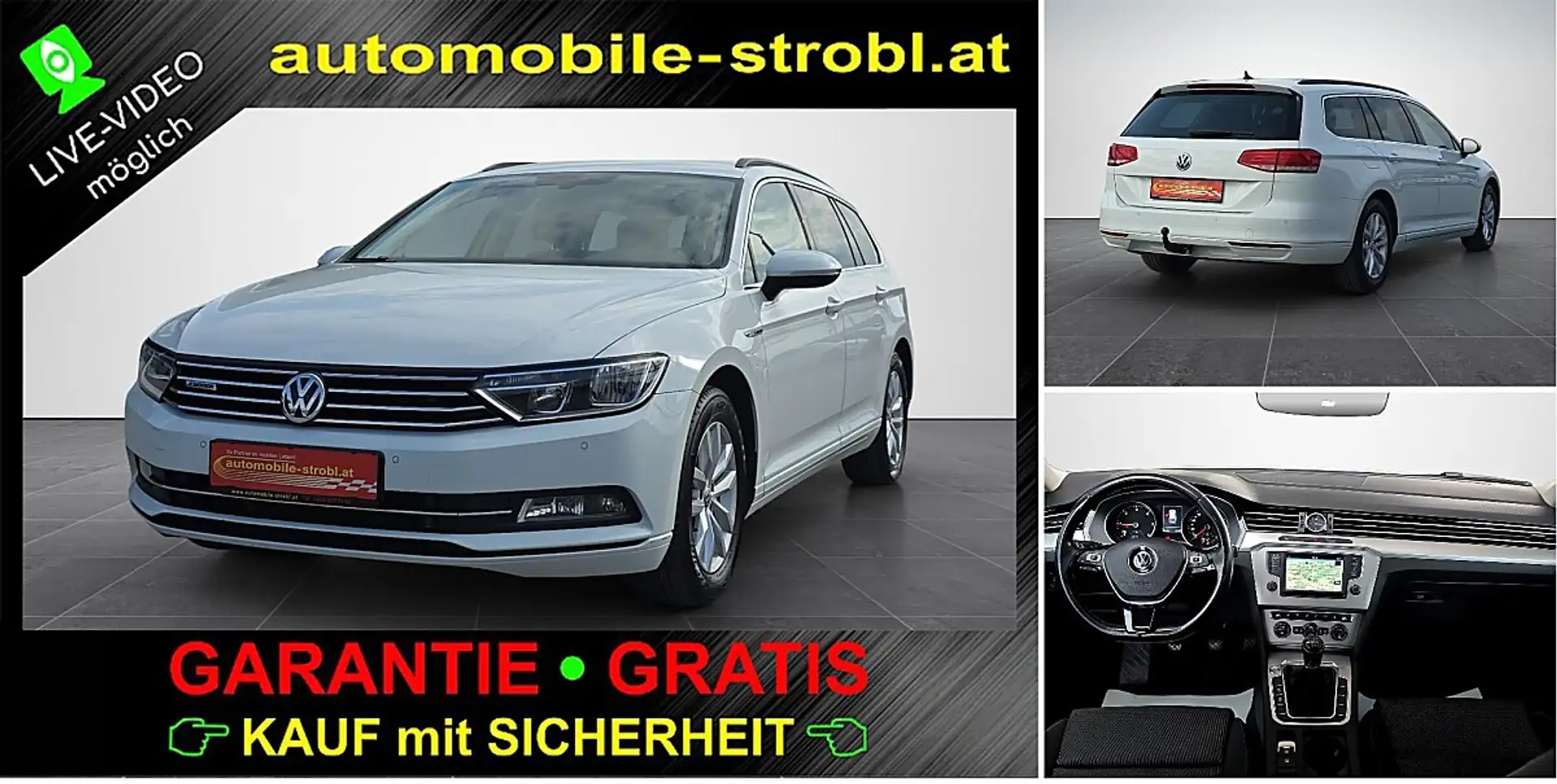 Volkswagen Passat Variant Comf. 4Mo. *Top-Ausst.* Weiß - 1