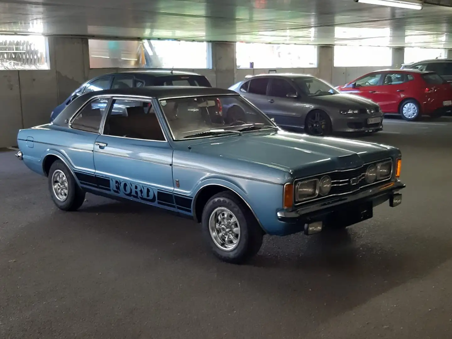 Ford Taunus Ford Taunus *RARITÄT* 1. BESITZ! Knudsen FORD TAUNUS GXL 2.0 V6 Oldtimer Limousine! Blau - 1