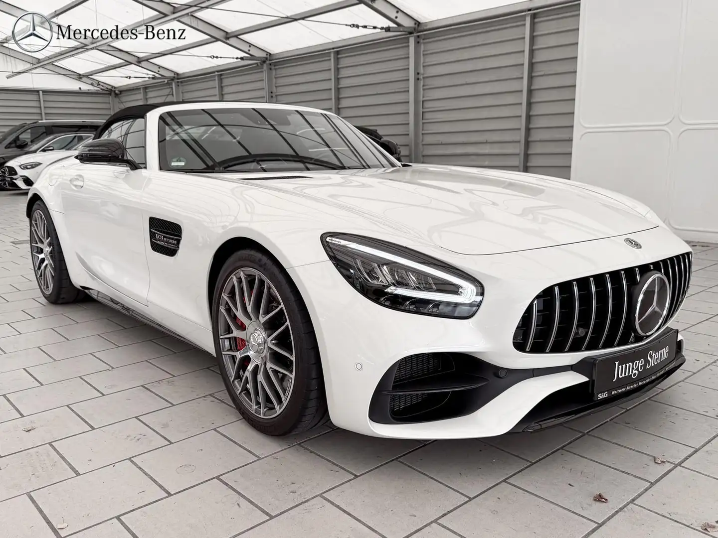 Mercedes-Benz AMG GT Roadster Sitzklima+AIRSCARF+COMAND+19 Wit - 2
