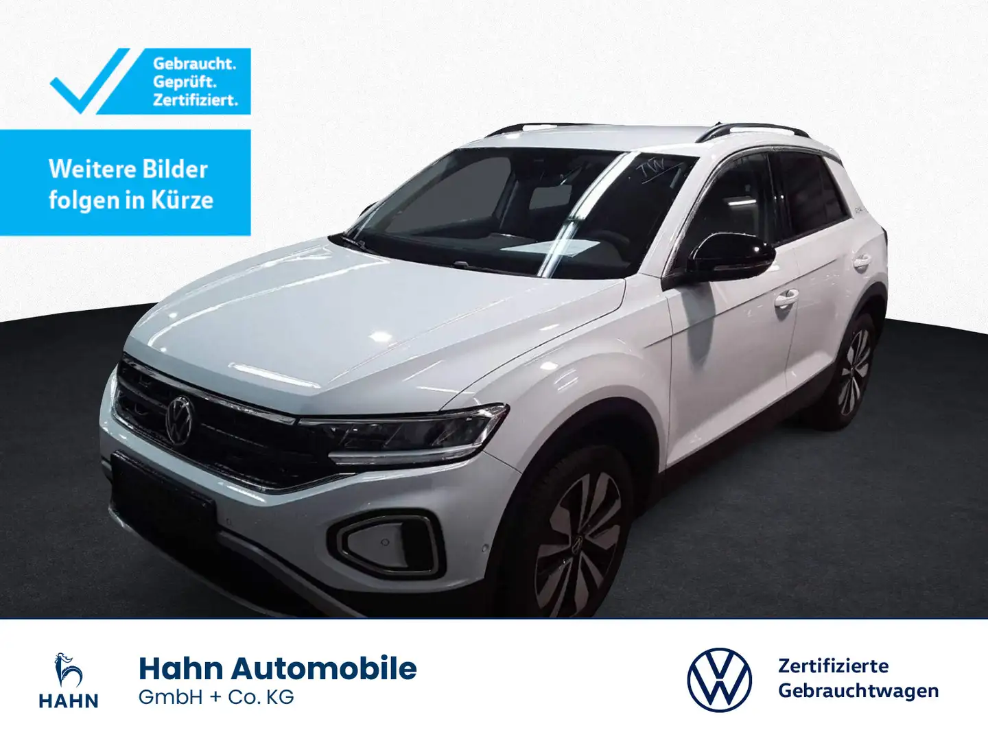 Volkswagen T-Roc 1.0TSI Goal LED Nav APP Sitzh ACC Parklenk Weiß - 1