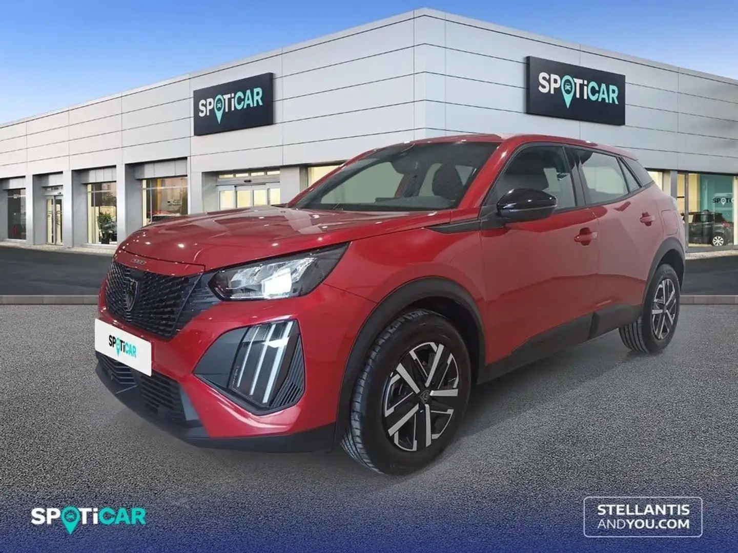 Peugeot 2008 1.2 PureTech S&S Active 100 Rouge - 1