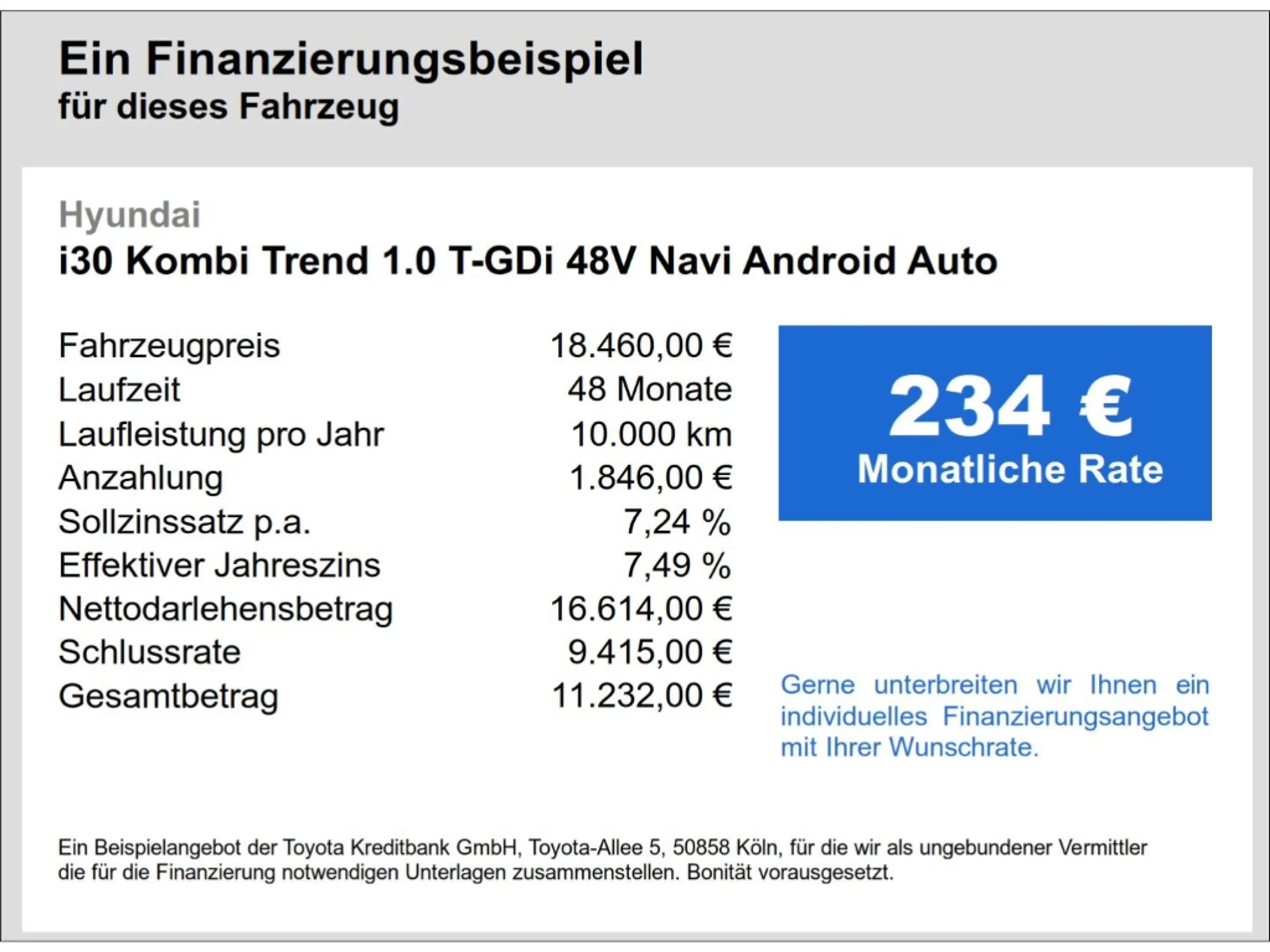 Hyundai i30 Kombi Trend 1.0 T-GDi 48V Navi Android Auto — photo 6