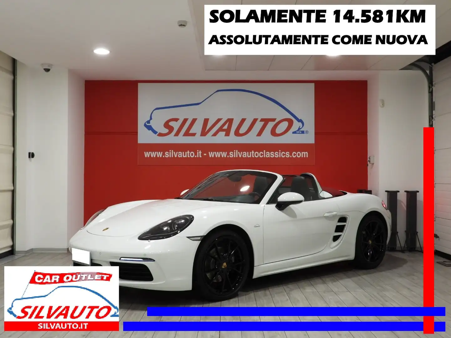 Porsche Boxster 718 (982) 2.0 300CV - SOLAMENTE 14.581 KM (2021) Bianco - 1