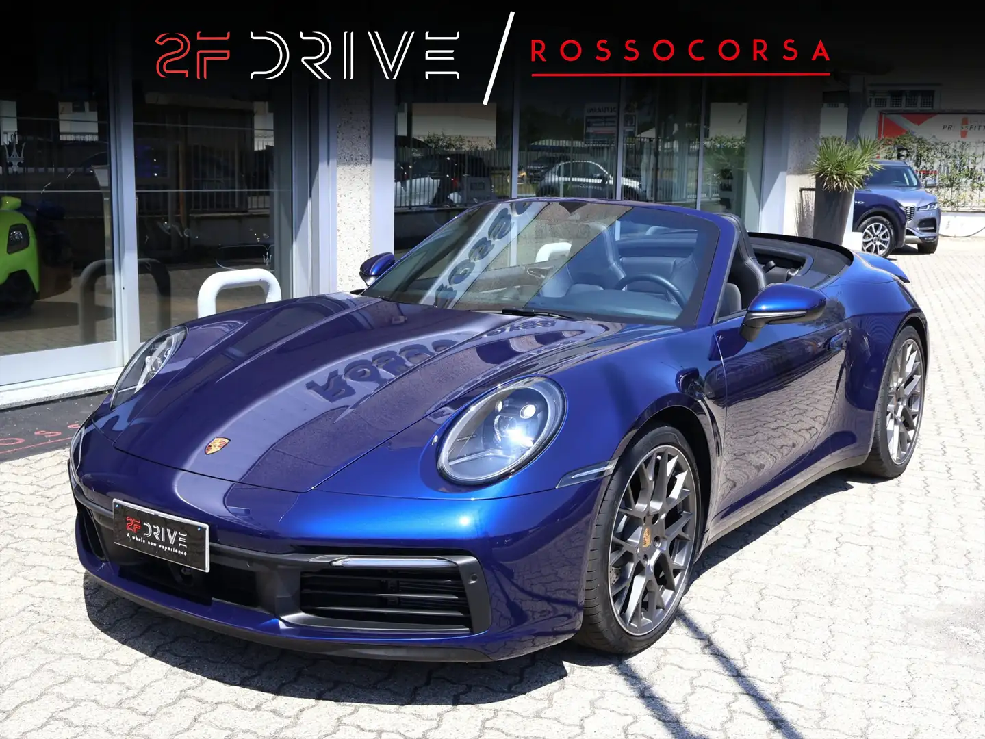 Porsche 992 911 Cabrio 3.0 Carrera 4 Blu/Azzurro - 1