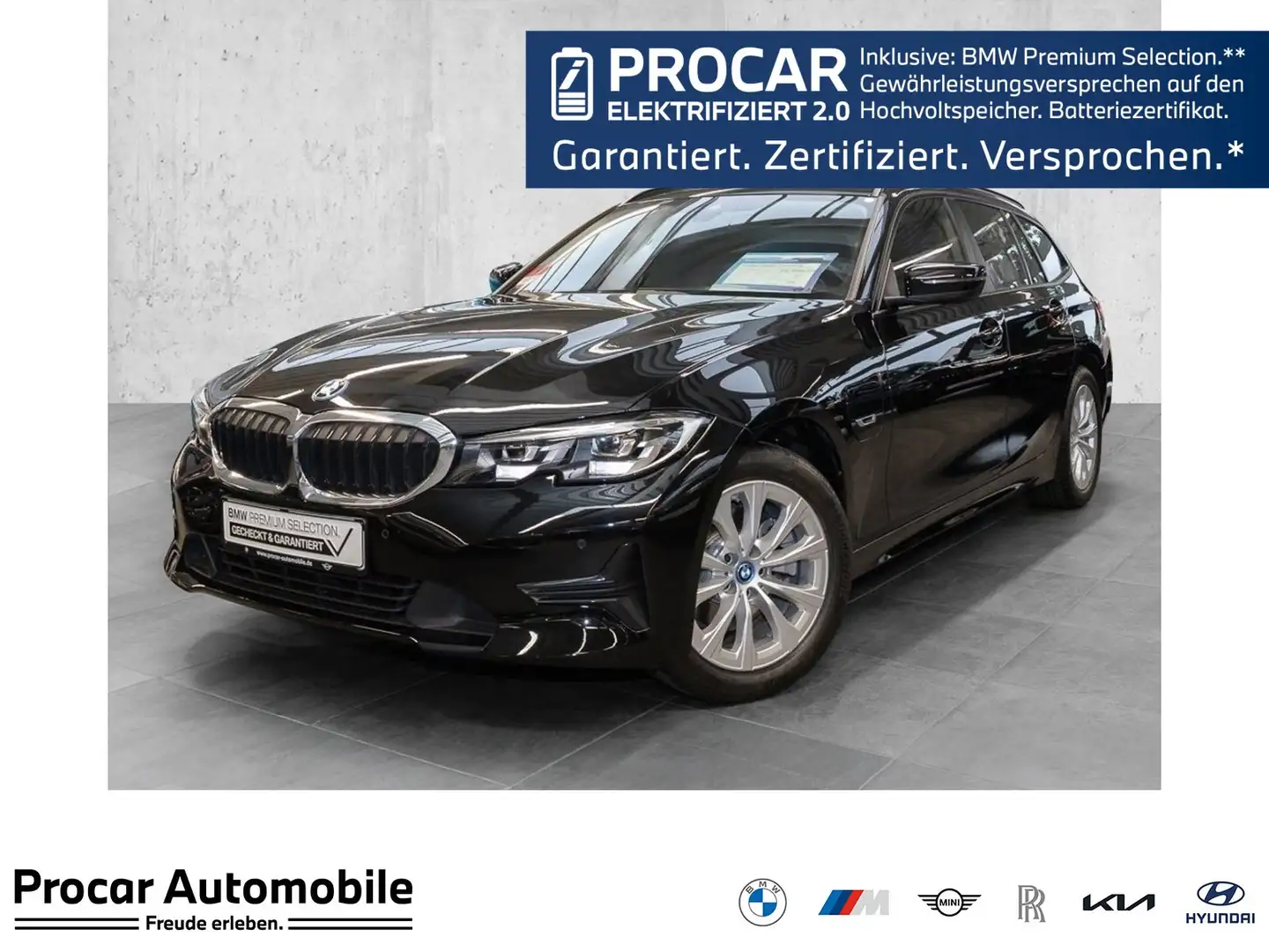 BMW 320 e Touring Advantage DAB LED WLAN Tempomat Schwarz - 1