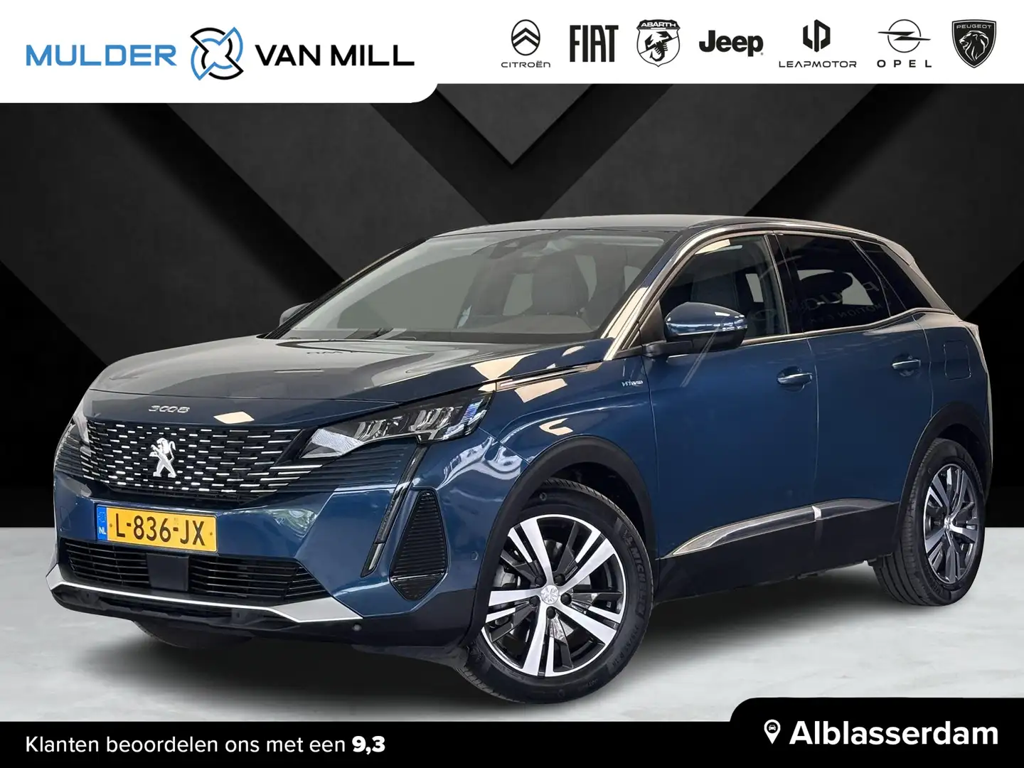 Peugeot 3008 Allure 1.6 Turbo 225pk Hybrid e-EAT8 | AFN. TREKHA Blauw - 1