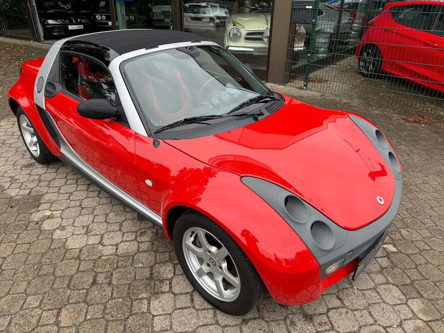 smart roadster *nur 69 TKM*Scheckheft*Leder 2-Farbig*Klimaanlage* Rot - 1