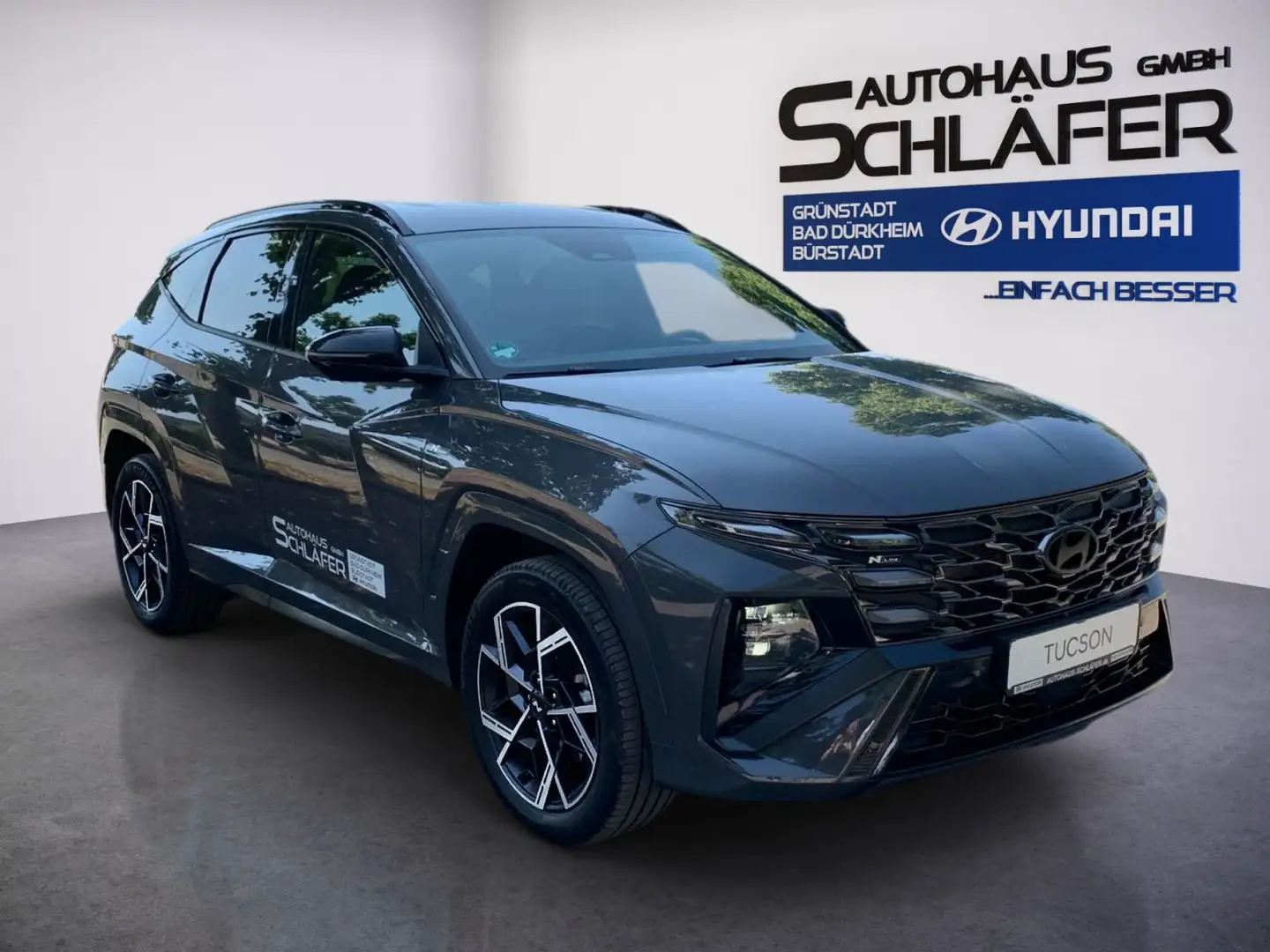 Hyundai TUCSON TUCSON 1.6 T-GDI N Line Hybrid LED Navi Grigio - 2