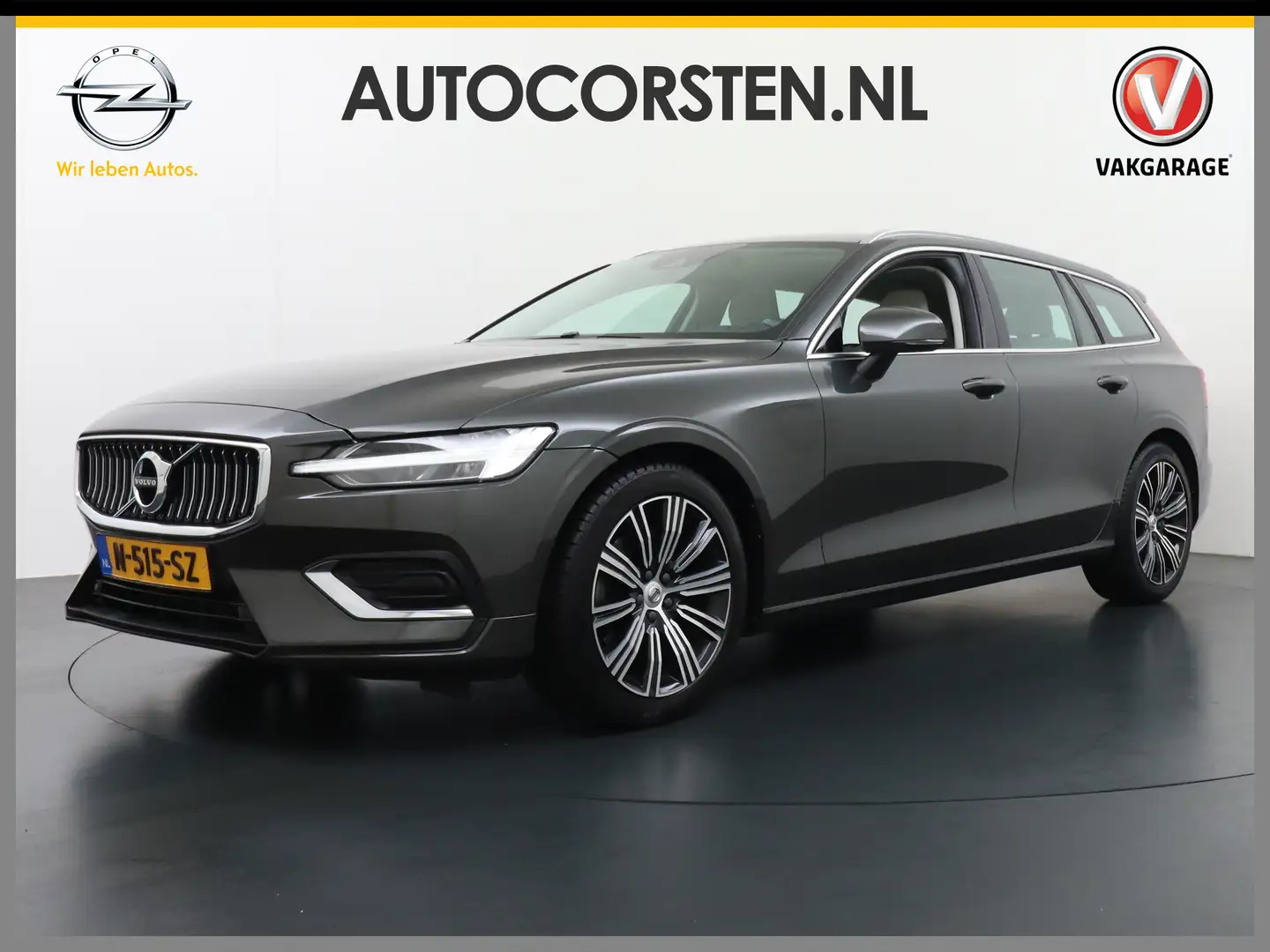 Volvo V60 2.0B3 AUT-7 177PK Inscription Leer MHEV Apple Carp Grijs - 1