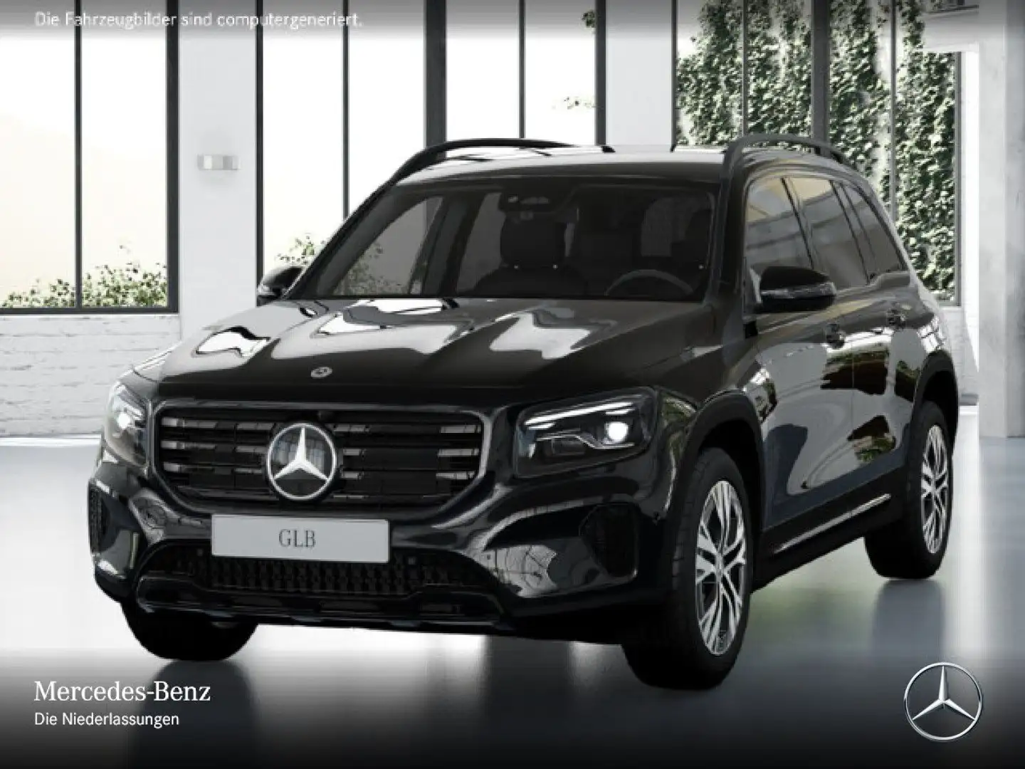 Mercedes-Benz GLB 200 PROGRESSIVE+NIGHT+360°+AHK+MULTIBEAM+TOTW Noir - 2