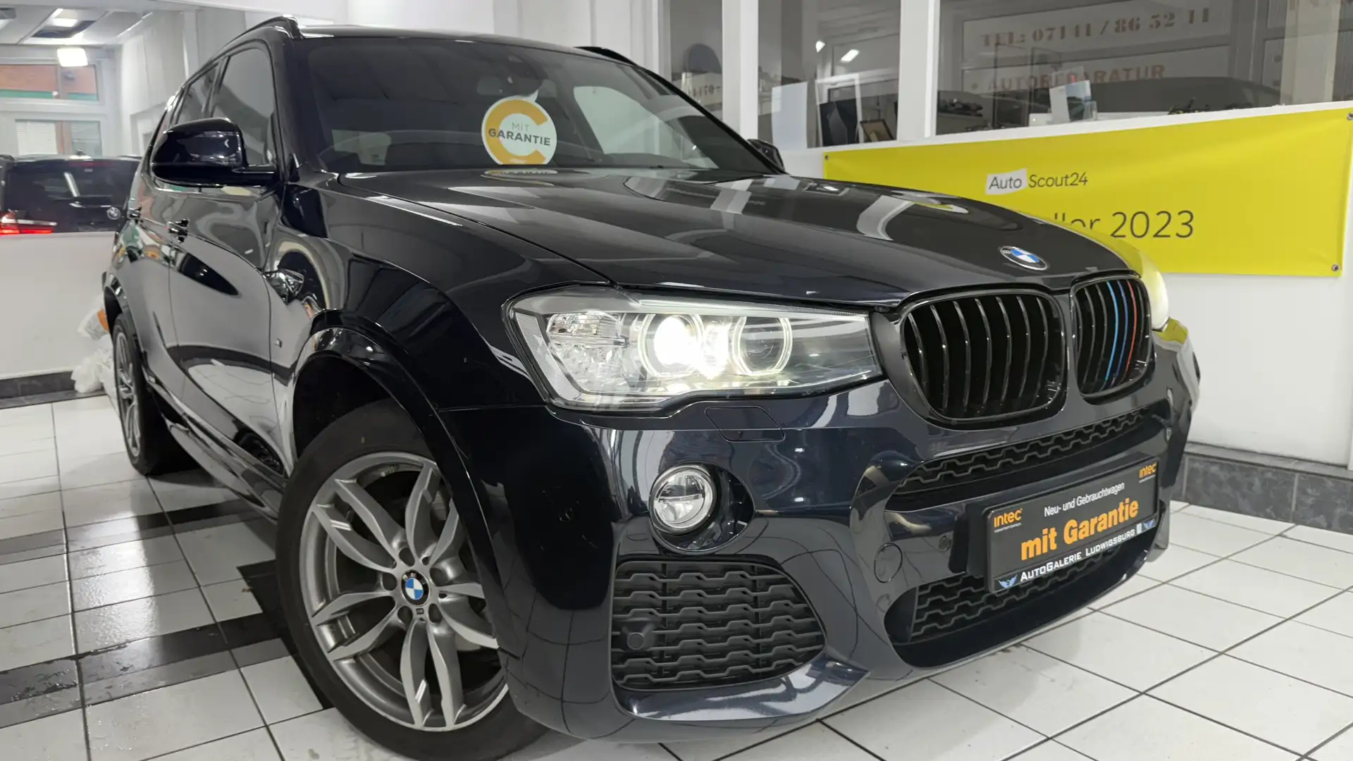 BMW X3 xDrive 20 d M Sport BI-XENON LEDER 19ZOLL GARANTIE Schwarz - 1