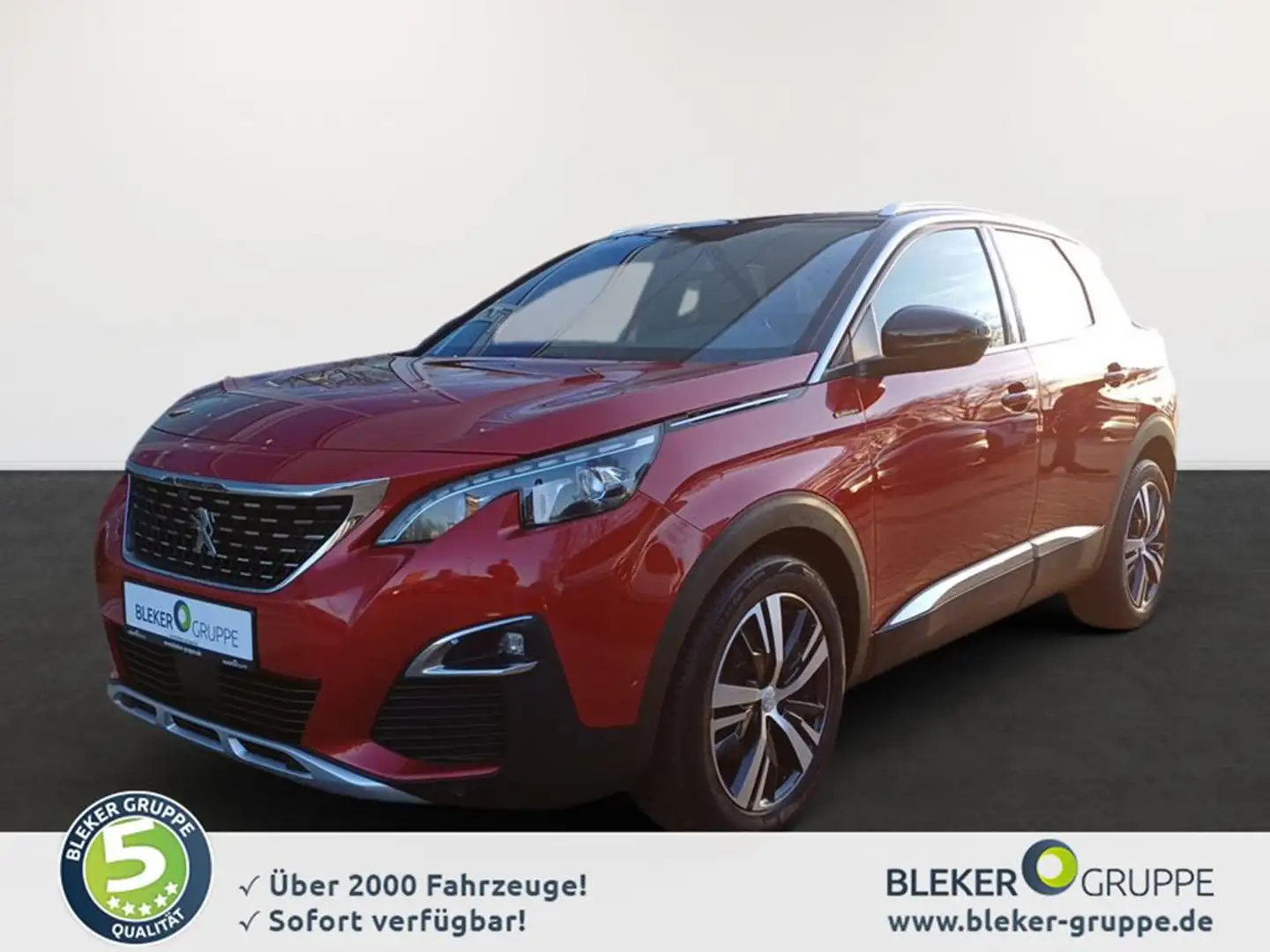 Peugeot 3008 PureTech 130 GT Line Automatik Rouge - 1