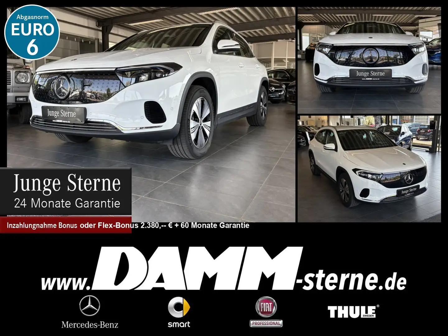 Mercedes-Benz EQA 300 EQA 300 4M Progr. Adv./AHK/TWA/Distronic/ + Flex Weiß - 1