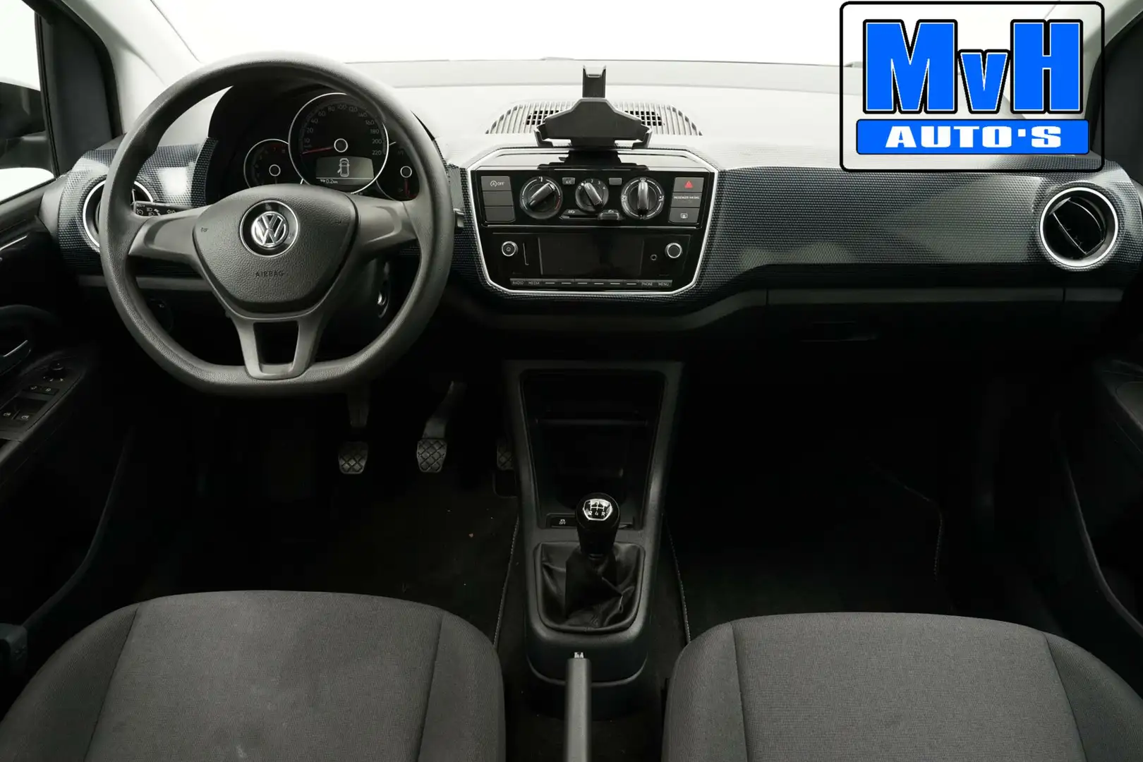 Volkswagen up! 1.0 BMT move up!|BLUETOOTH|AIRCO|DAB|ORG.NL Zwart - 2